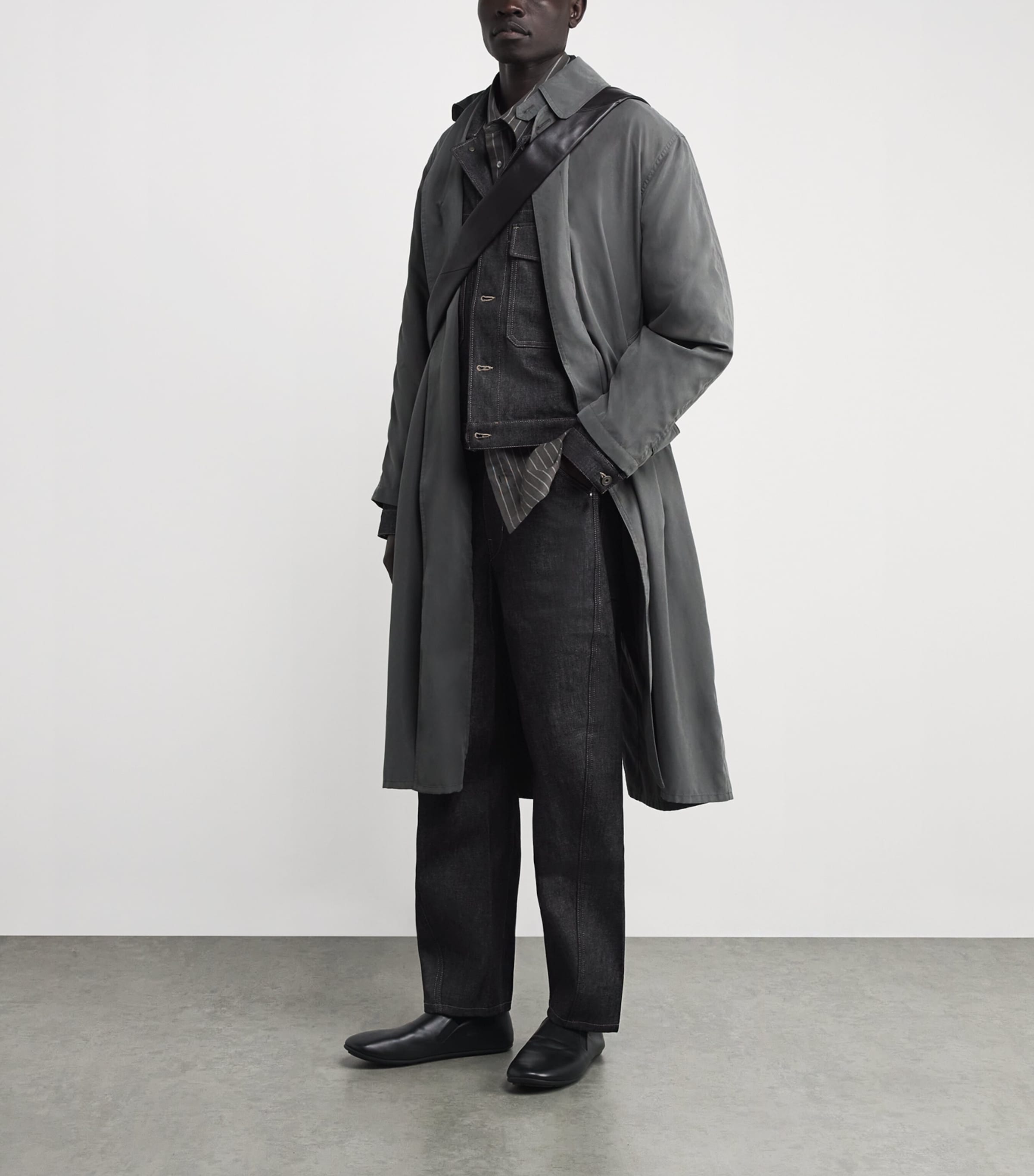 Trucker Denim Jacket SLATE BK965 Image 2