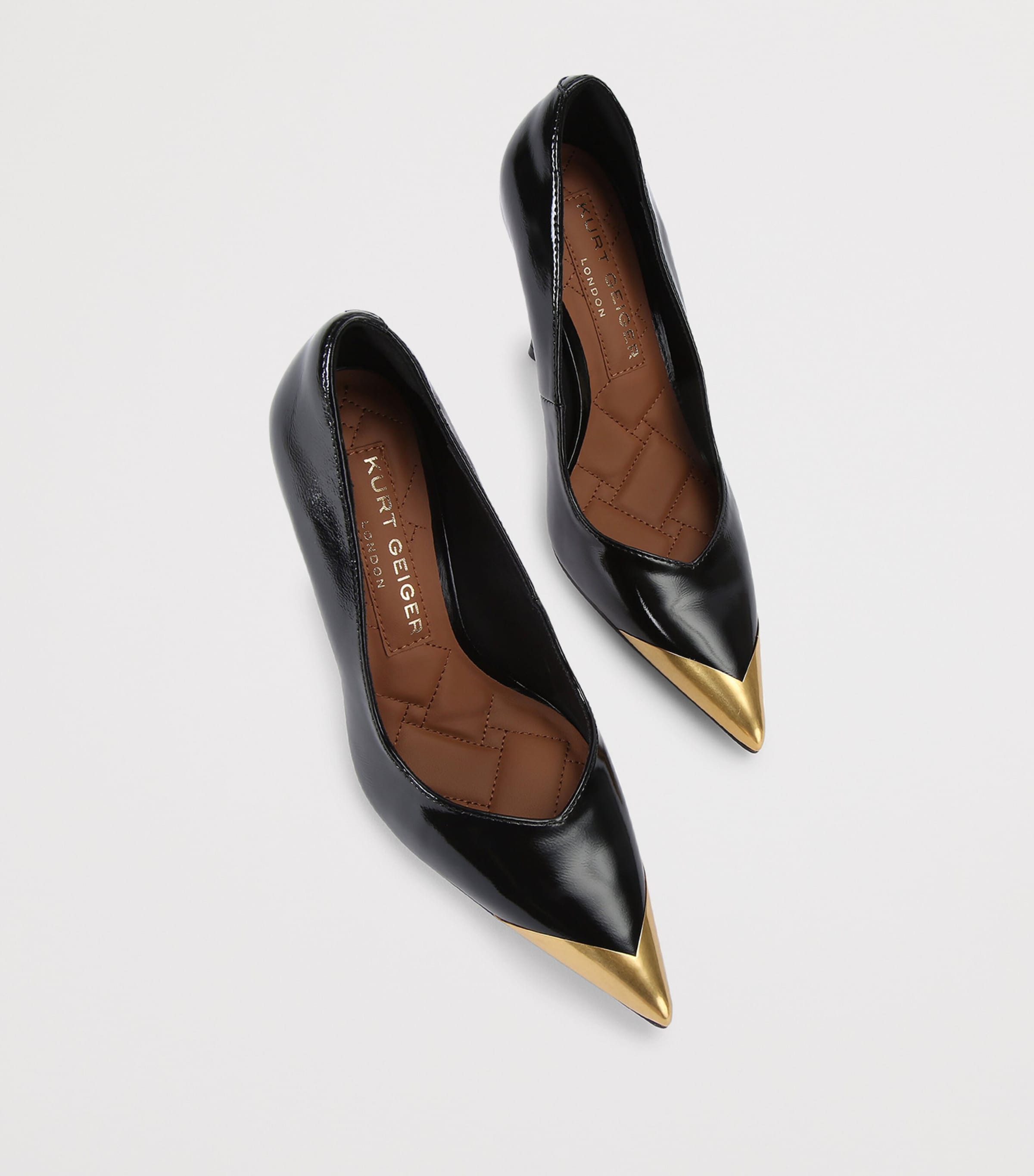 Patent Leather Regent Court Pumps BLACK Image 4