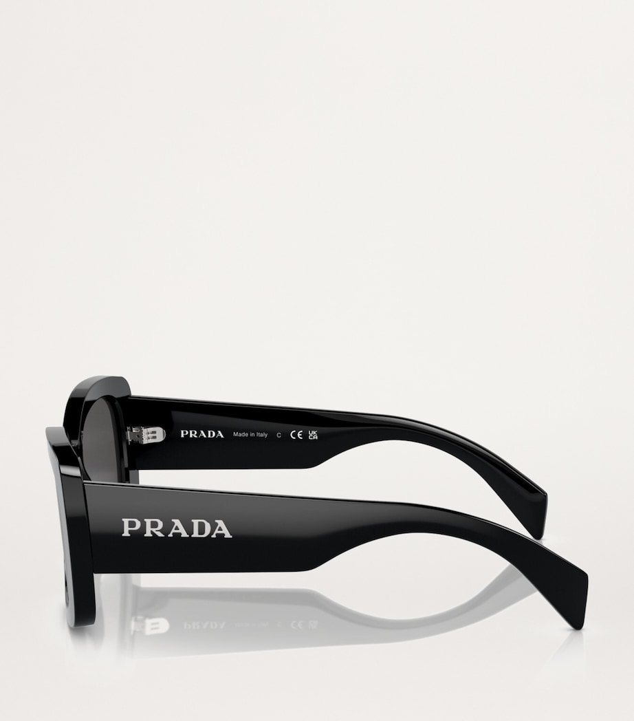 Acetate Geometric Sunglasses 1AB5S0 Image 3