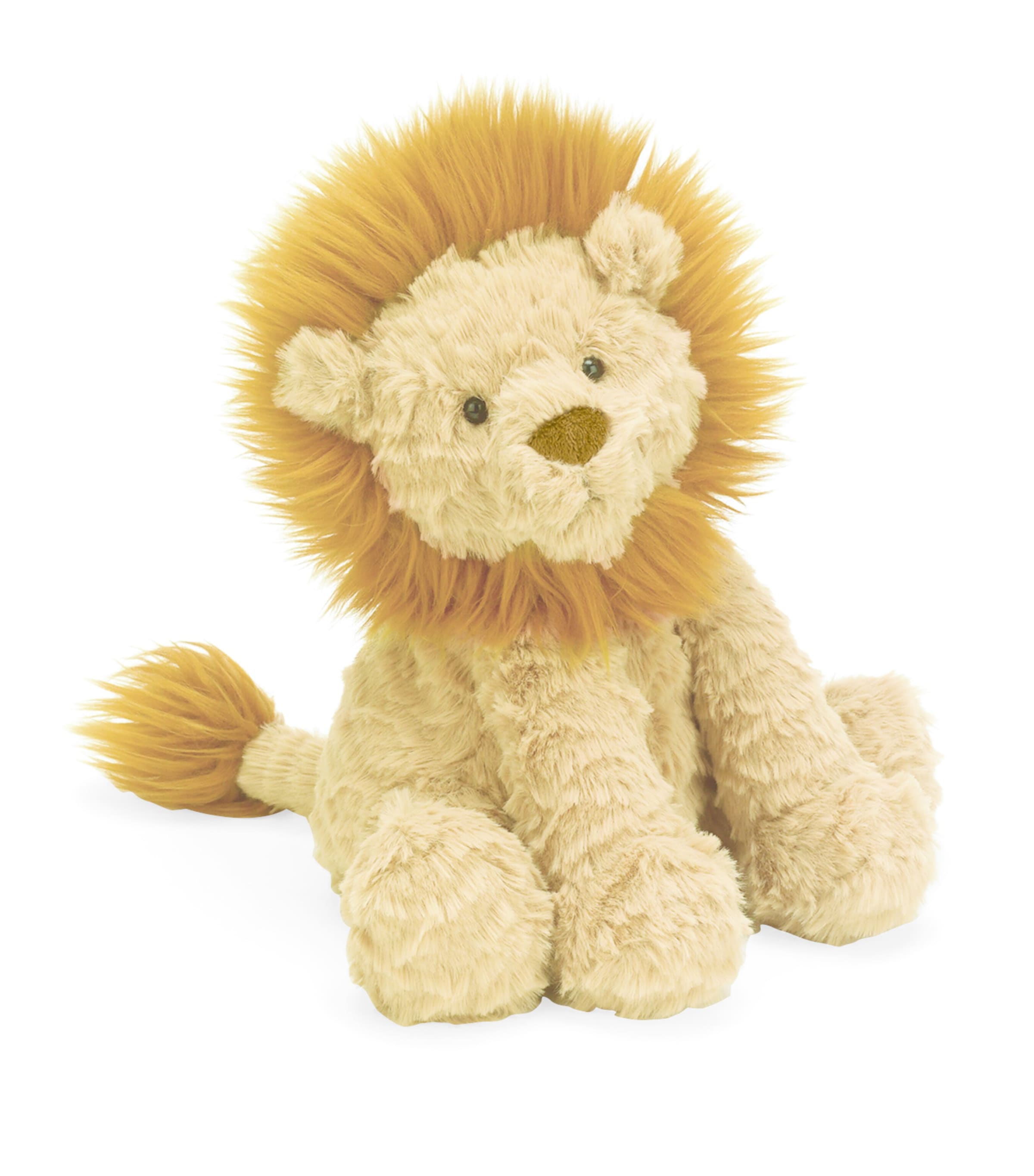 Jellycat Kids' Fuddlewuddle Lion In Yellow