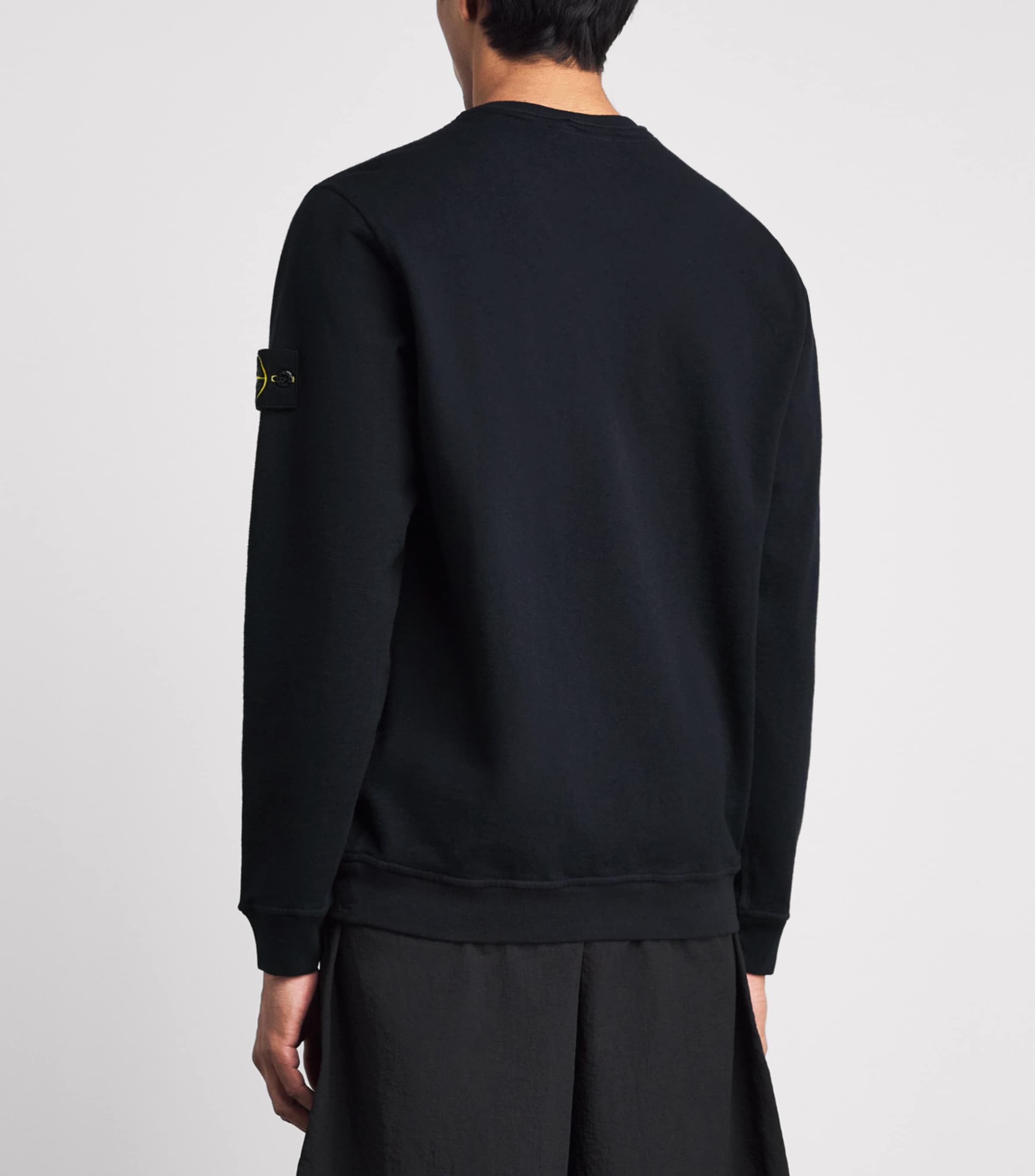 Stone Island Mens Cotton Compass Sweatshirt Image 5