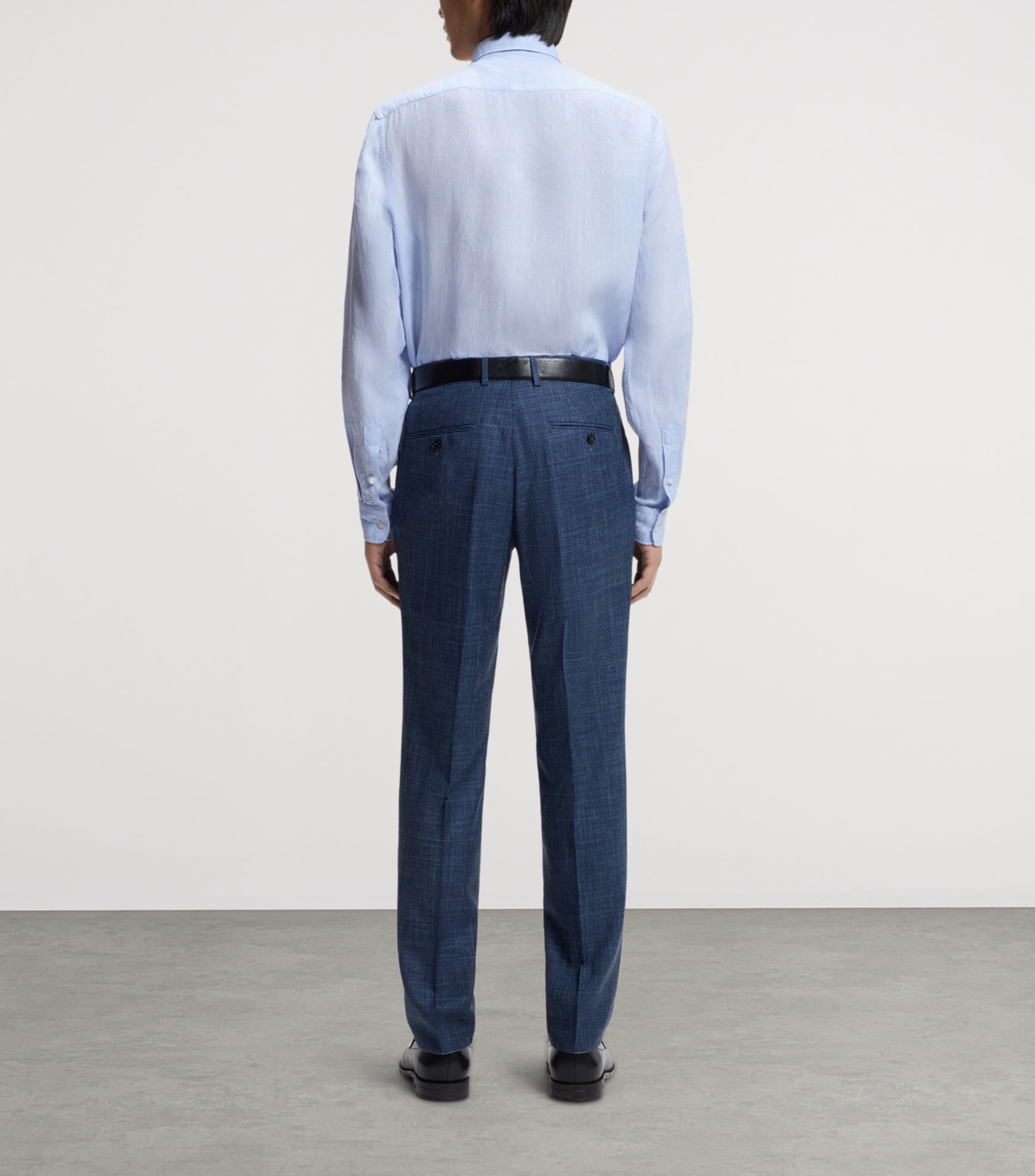 BOSS Mens Linen Regular-Fit Shirt Image 3