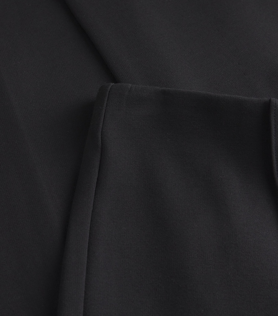 High-Waist Pintuck Straight Leg Trousers OBSIDIAN Image 5