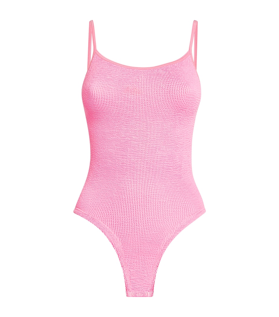 Hunza G Womens Pamela Swimsuit Bubblegum Image 1
