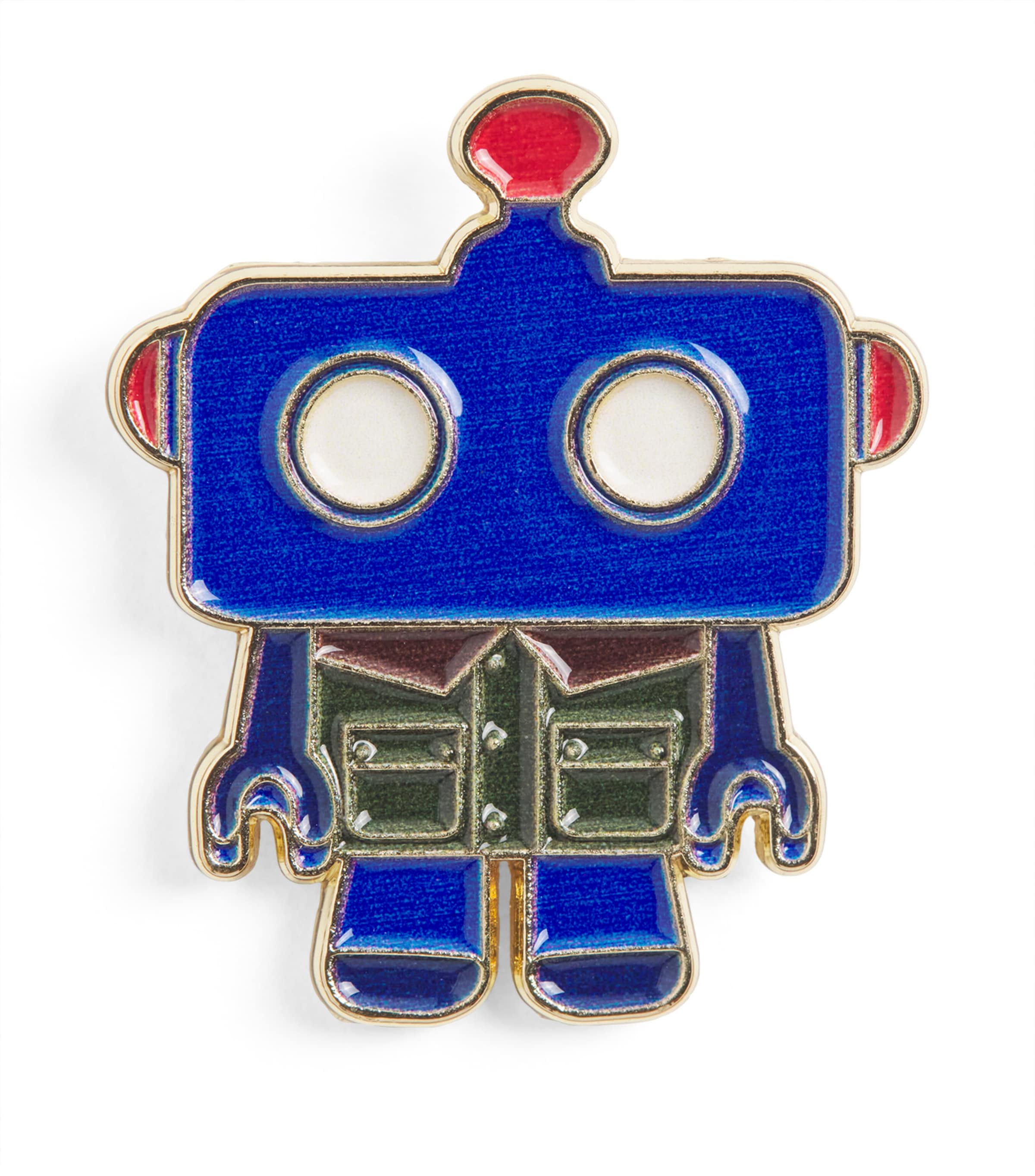 Barbour x Paul Smith Robot Brooch Image 1