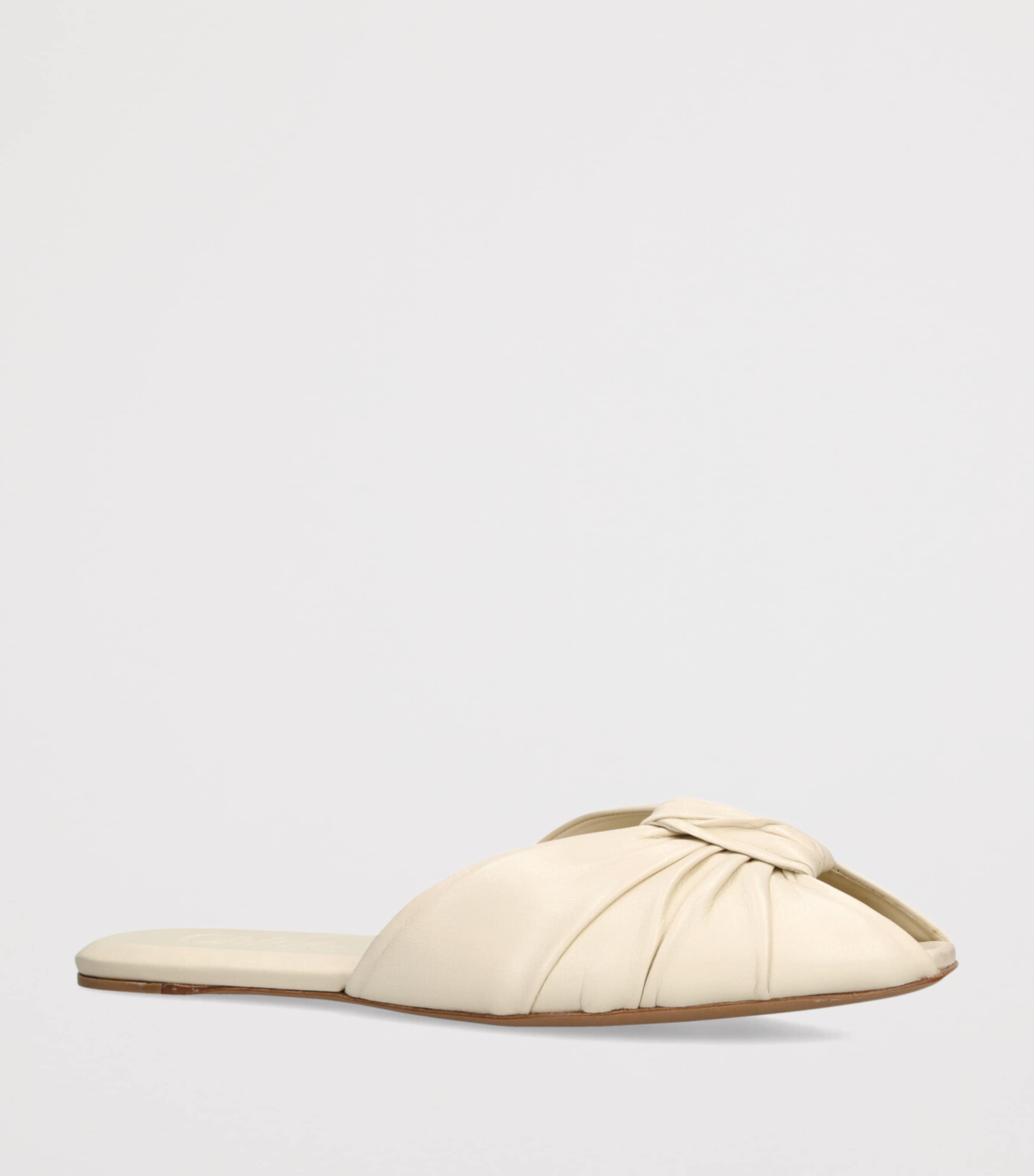 Chloé Leather Suzie Sandals Cream Image 3