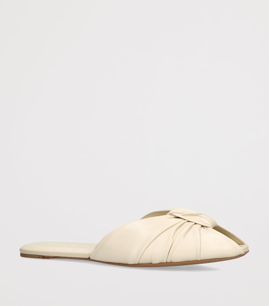 Chloé Leather Suzie Sandals Cream Image 3