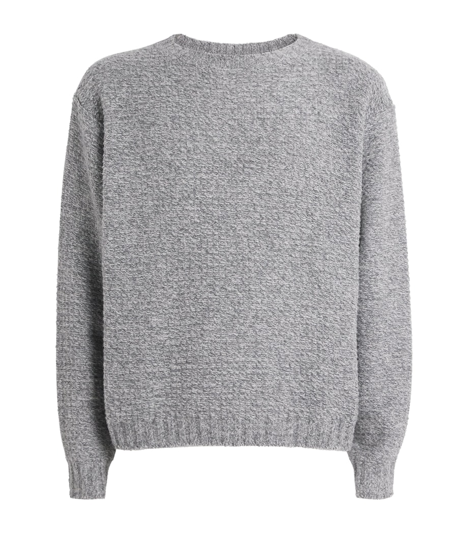 x Aaron Levine Wool-Blend Camden Sweater GREY MARL Image 1