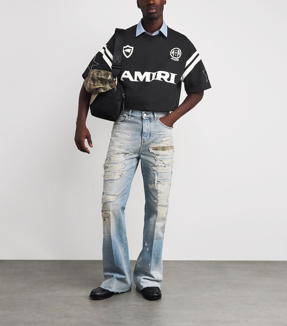 Cotton Sports T-Shirt BLACK Image 2