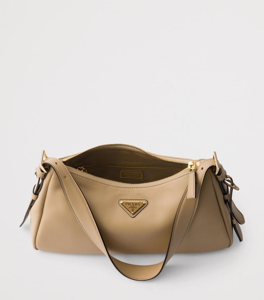 Medium Leather Aimée Shoulder Bag F02YP Image 4