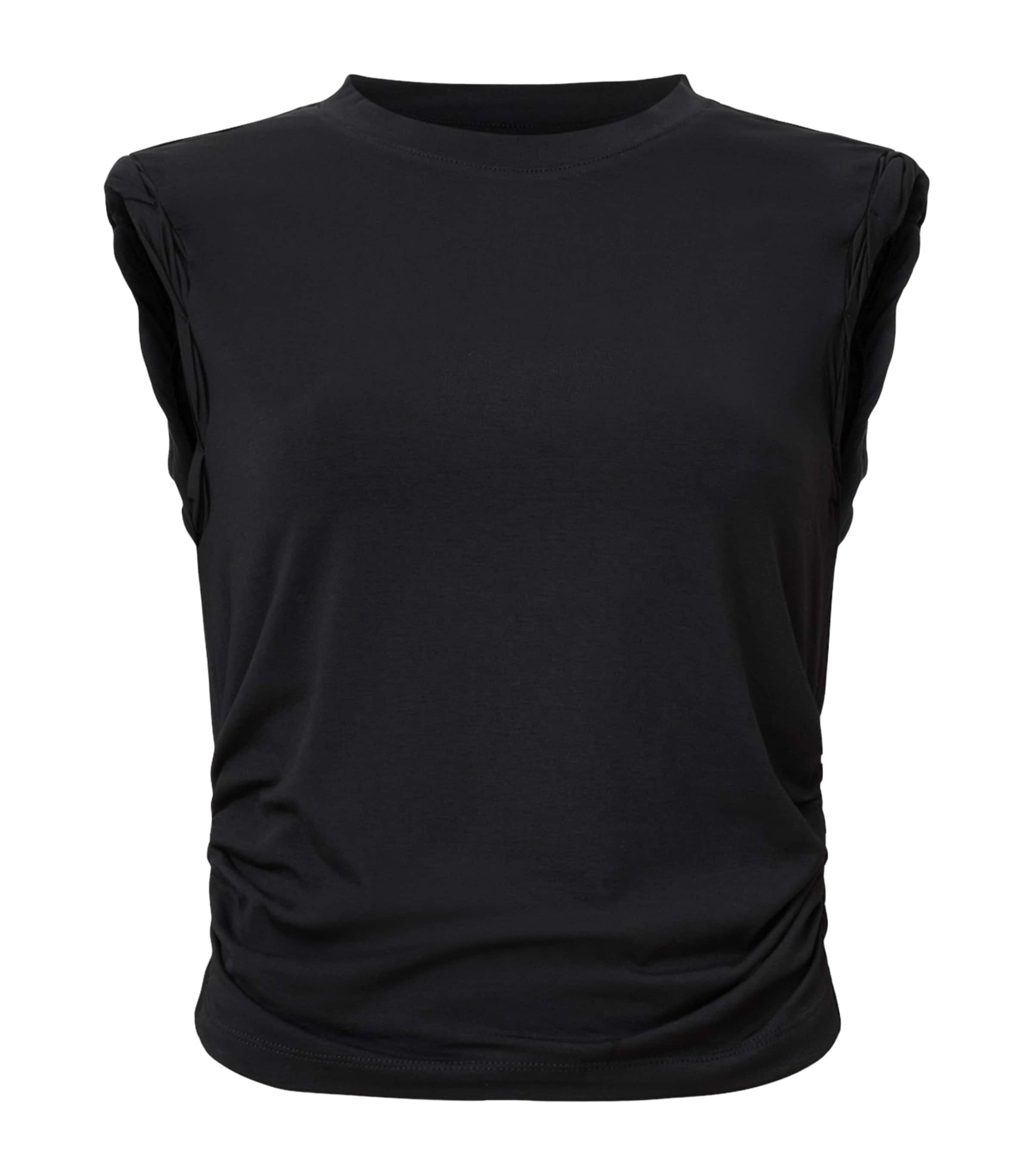 Cotton-Modal West Tank BLACK Image 1