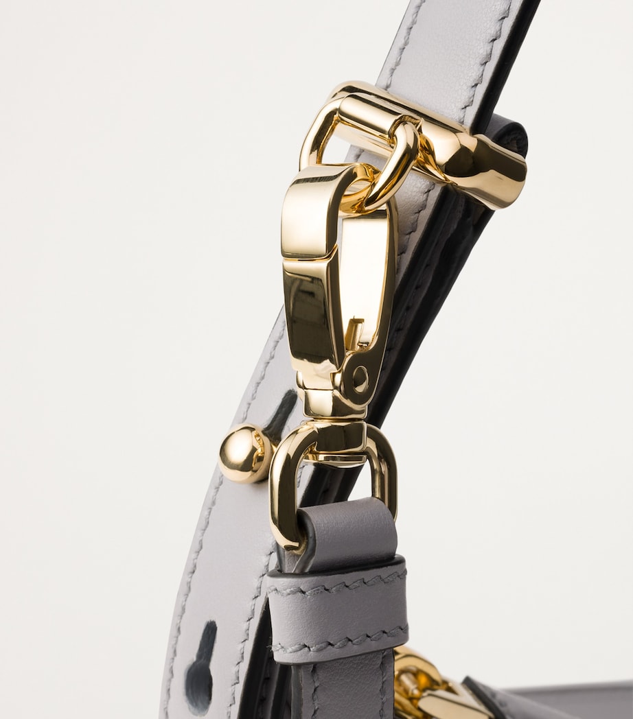 Leather Arqué Shoulder Bag F01IB Image 9