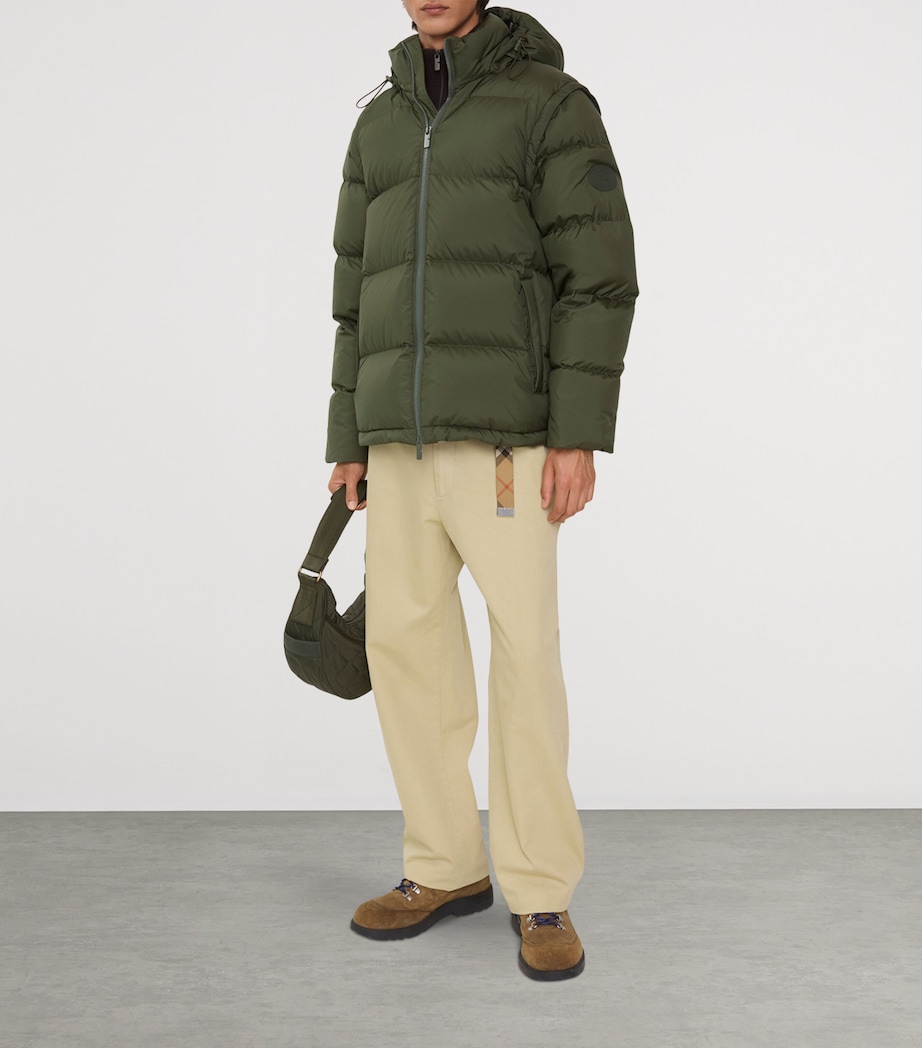 Detachable-Sleeve Puffer Jacket SHALE Image 2