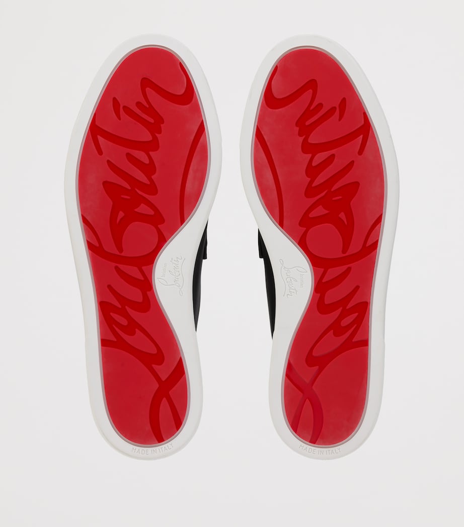 Christian Louboutin Chanme Calf Leather Boat Shoes Image 6