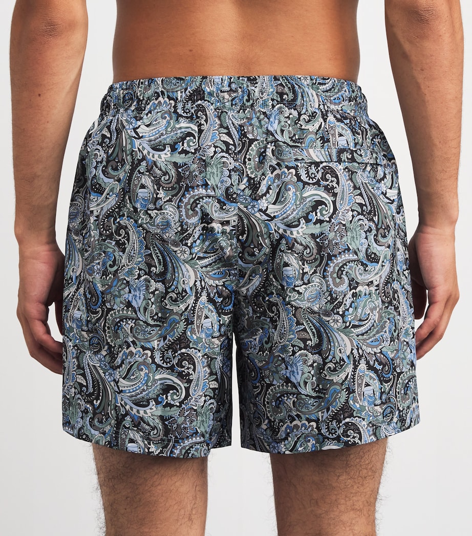 Paisley Swim Shorts 27 DARK BLUE Image 3