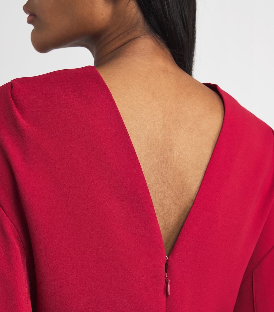 Extra Long-Sleeve Nour Midi Dress AMARANTHUS Image 4