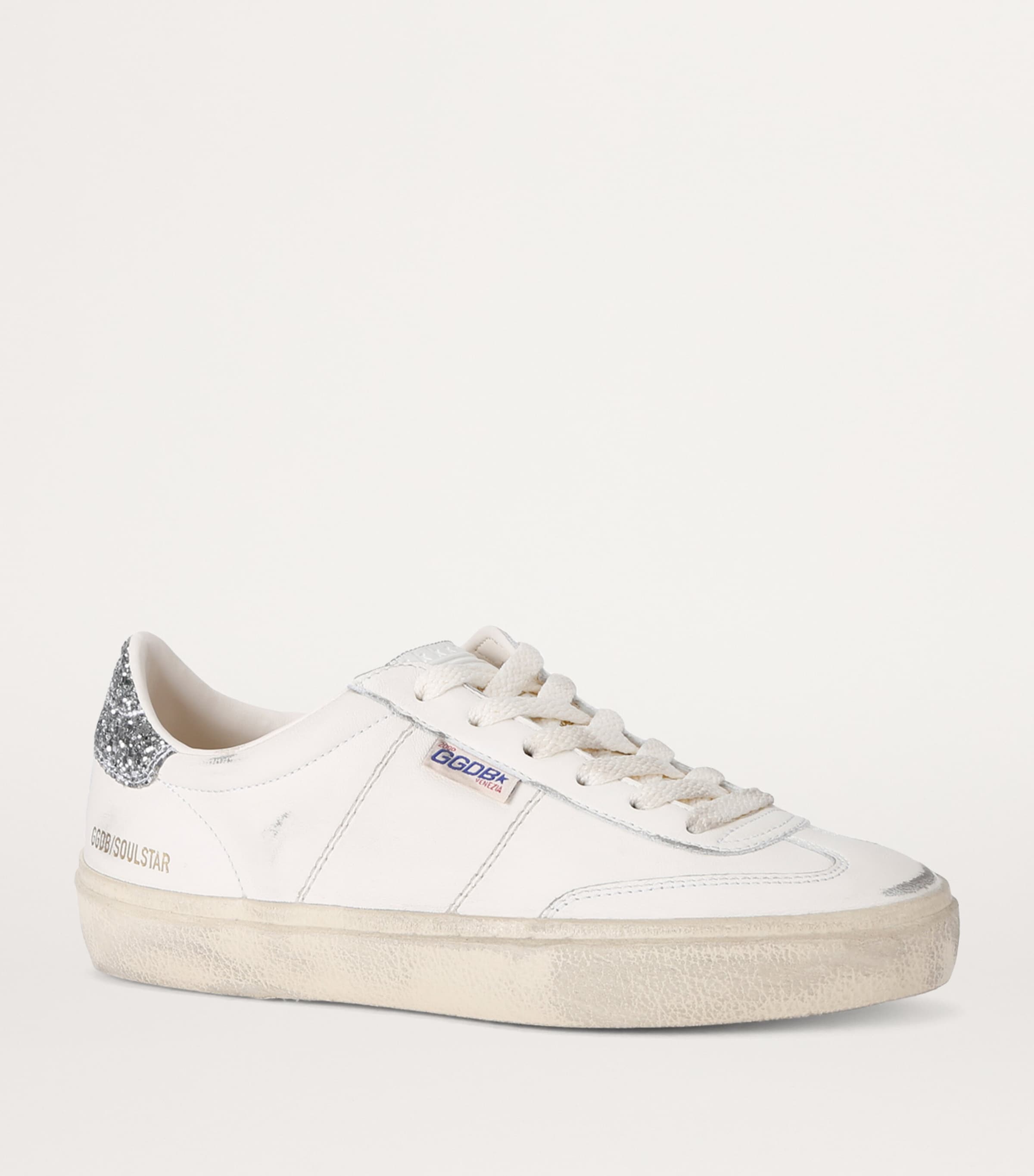 Golden Goose Leather Soul Star Sneakers White/oth Image 3