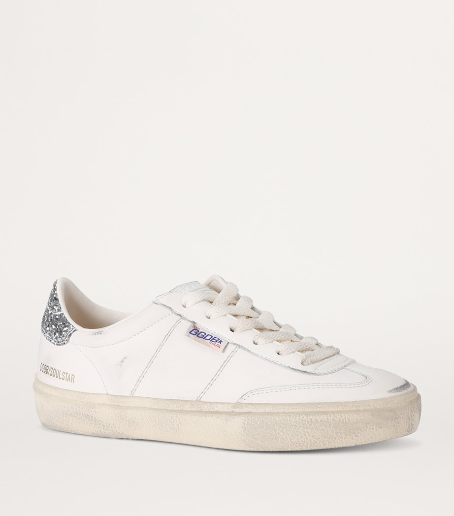 Golden Goose Leather Soul Star Sneakers White/oth Image 3