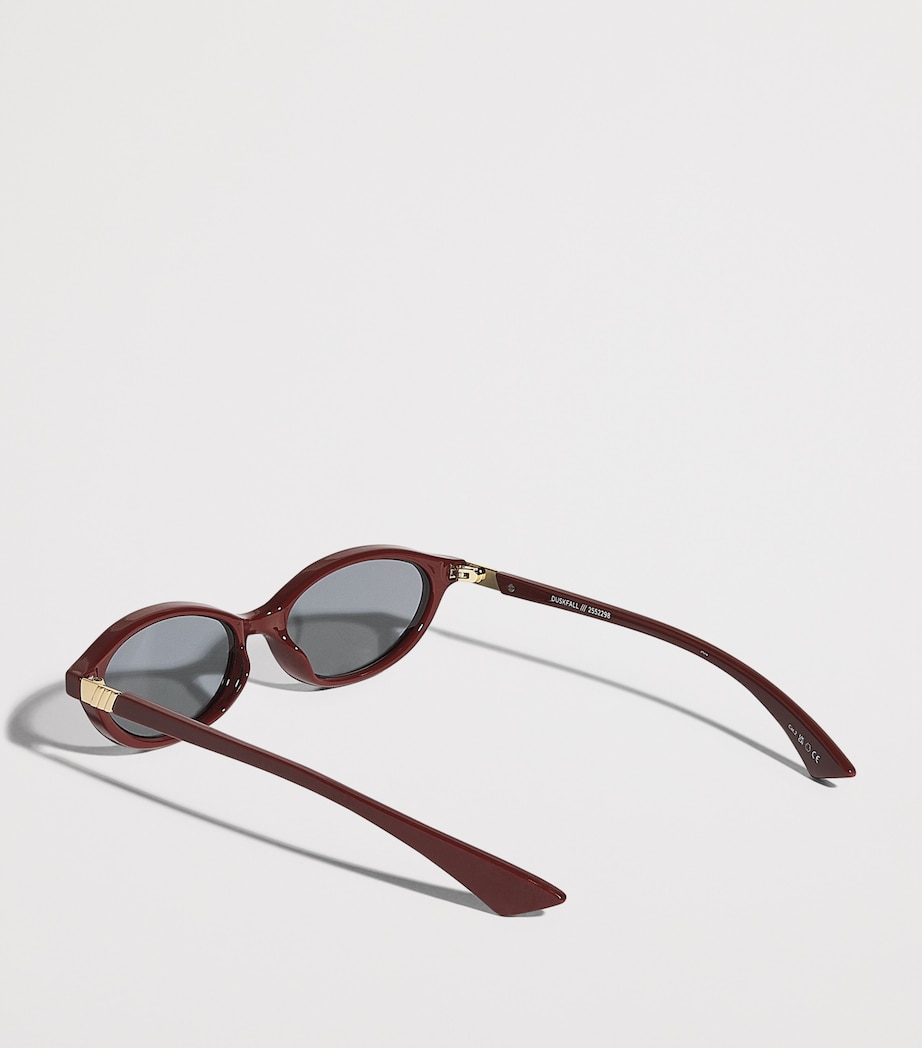 Le Specs Duskfall Cat Eye Sunglasses Red Image 3