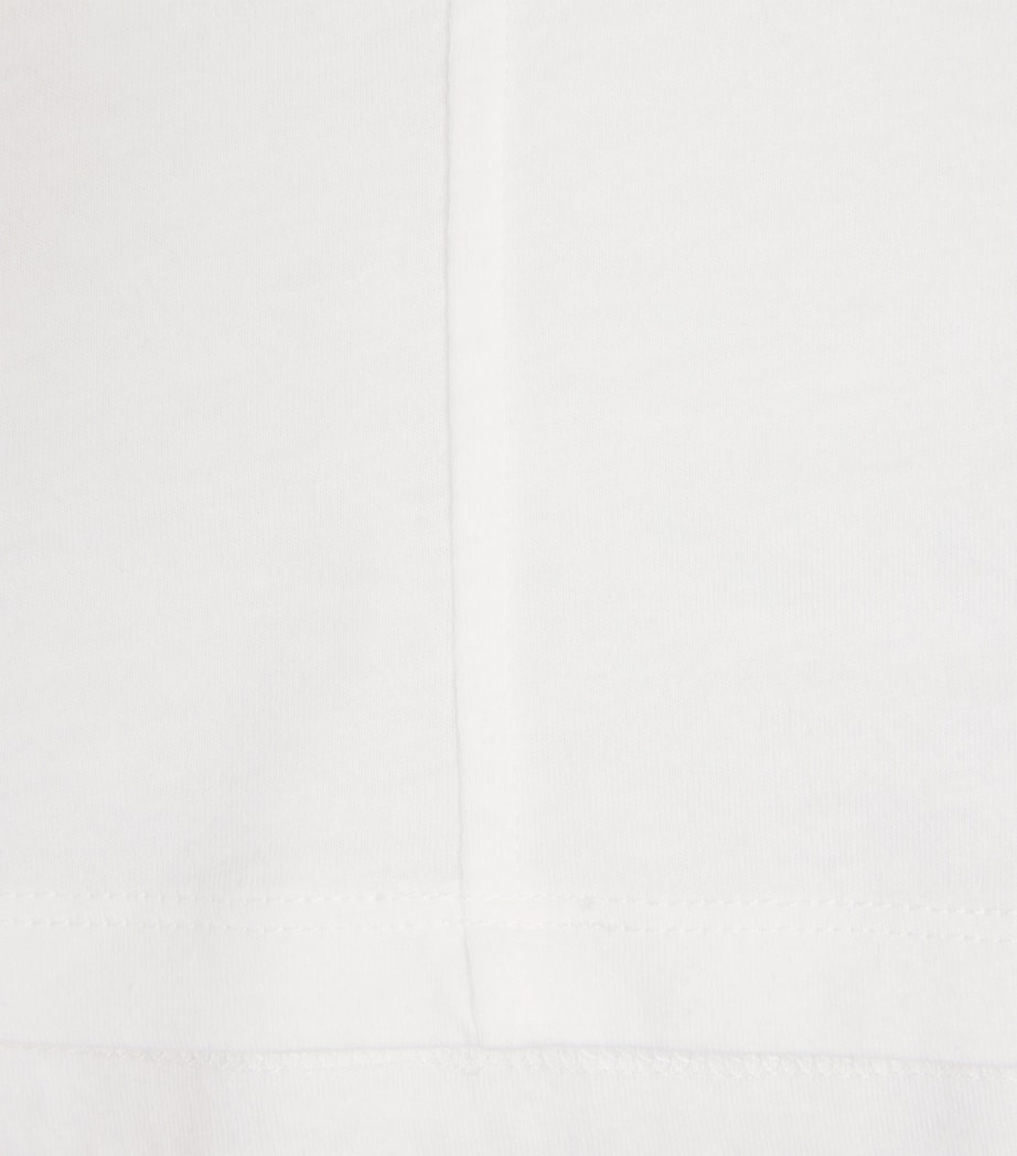 PAIGE Womens Cotton Rhodes T-Shirt White Image 6