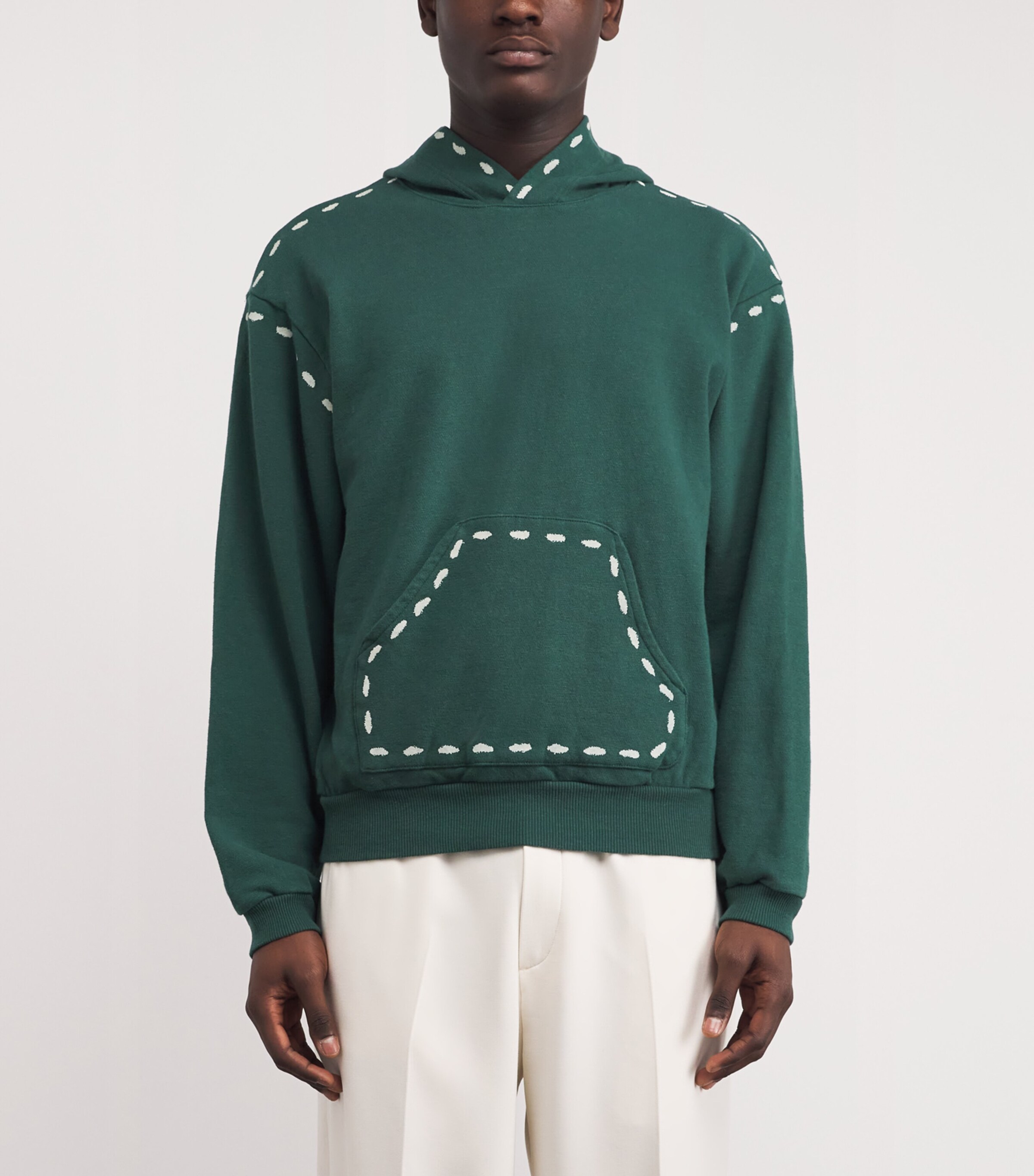 Oversized Marionette Hoodie GREEN Image 3