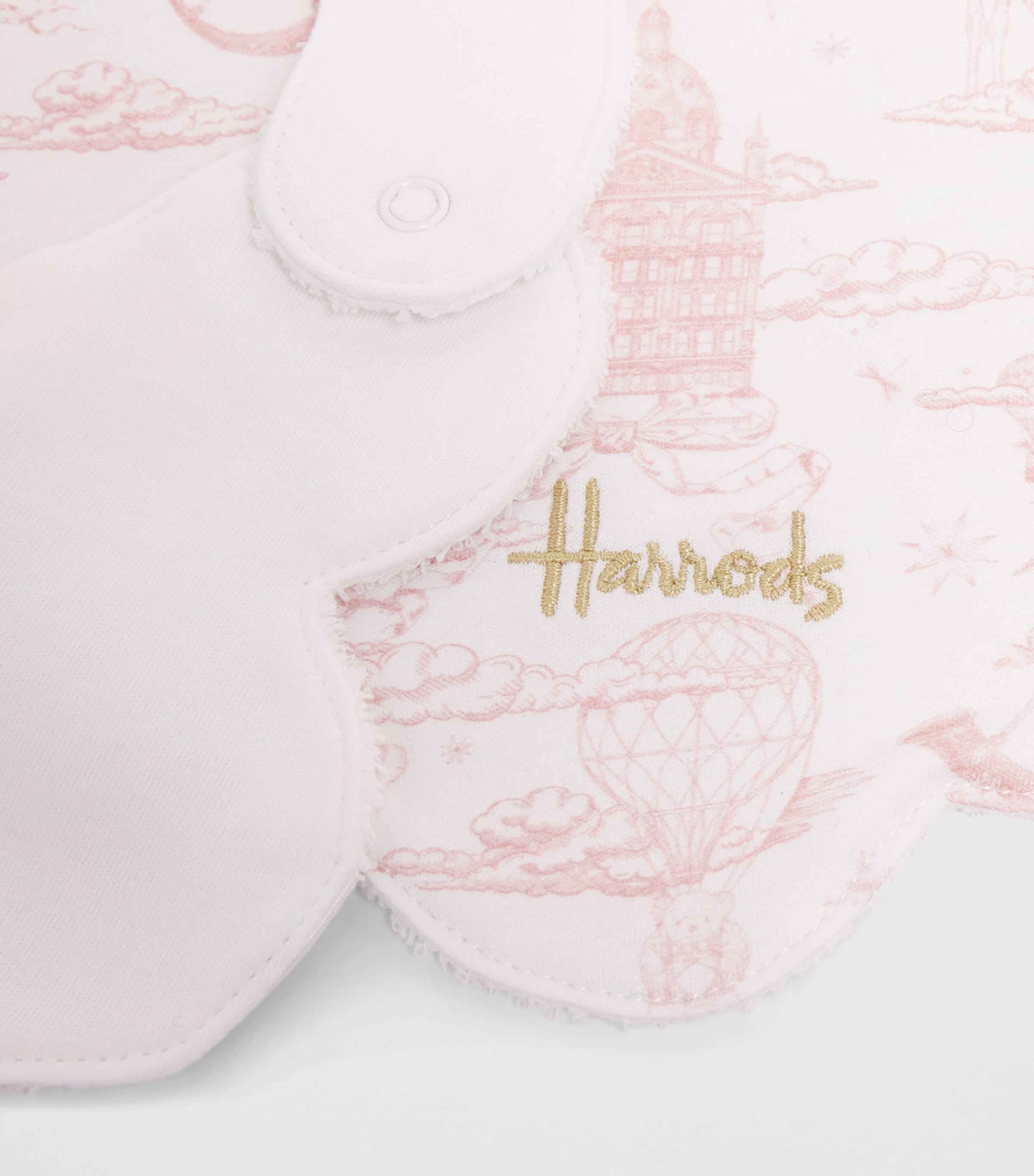 Cotton Balloon Bib (Set of 2) PINK Image 3