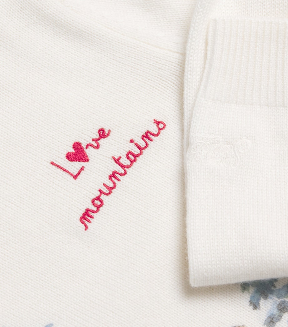 Wool-Blend Winter Scene Sweater (4-14 Years) 00372ILVDEERMNTNS10 Image 3