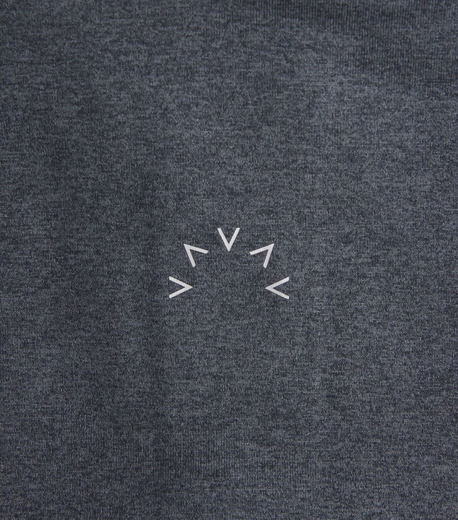 Always Warm Half-Zip Base Layer Top BLACK MARL Image 5