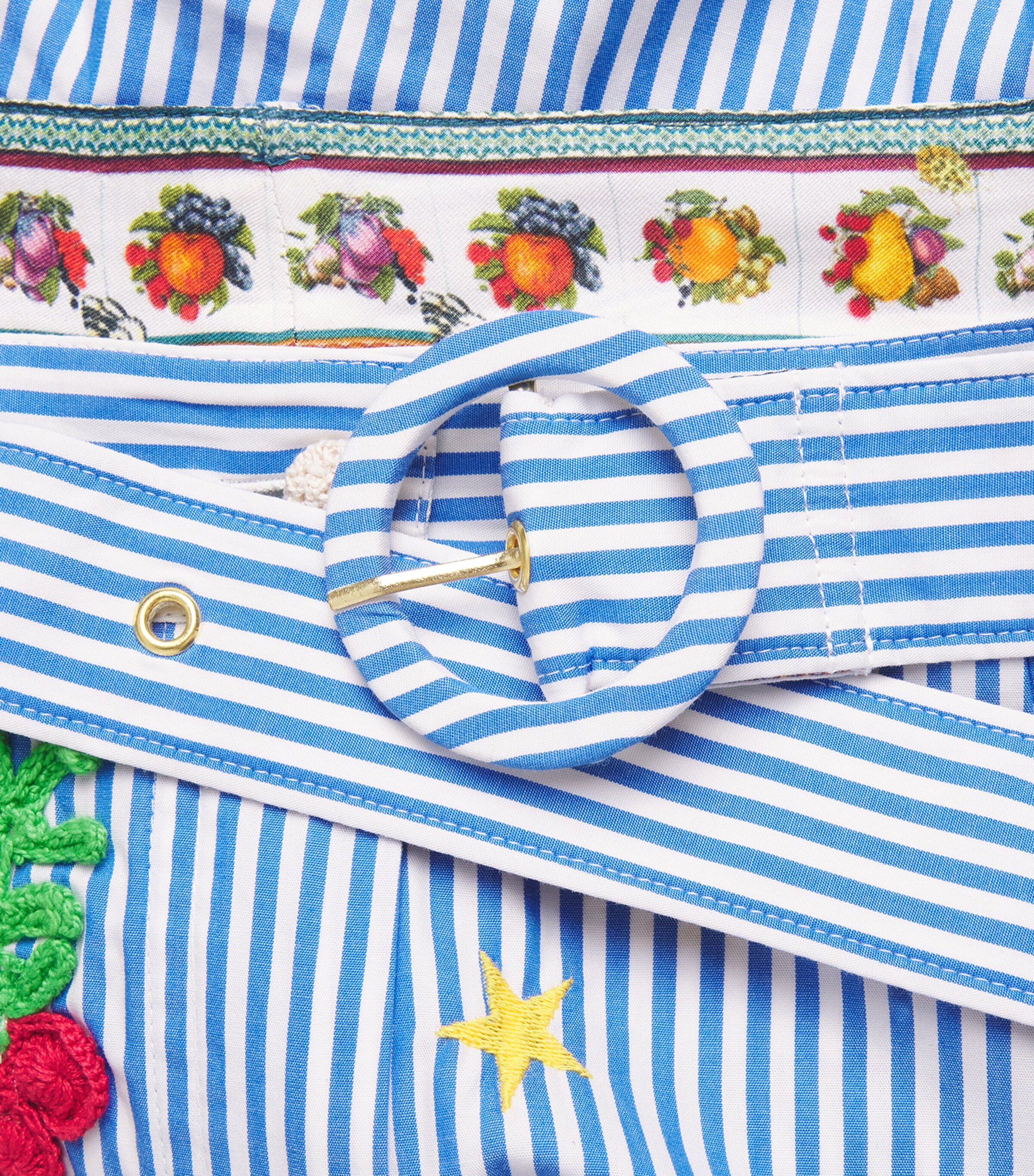 Camilla Womens Cotton Appliquéd Shorts Magic Of The Mercado Image 6