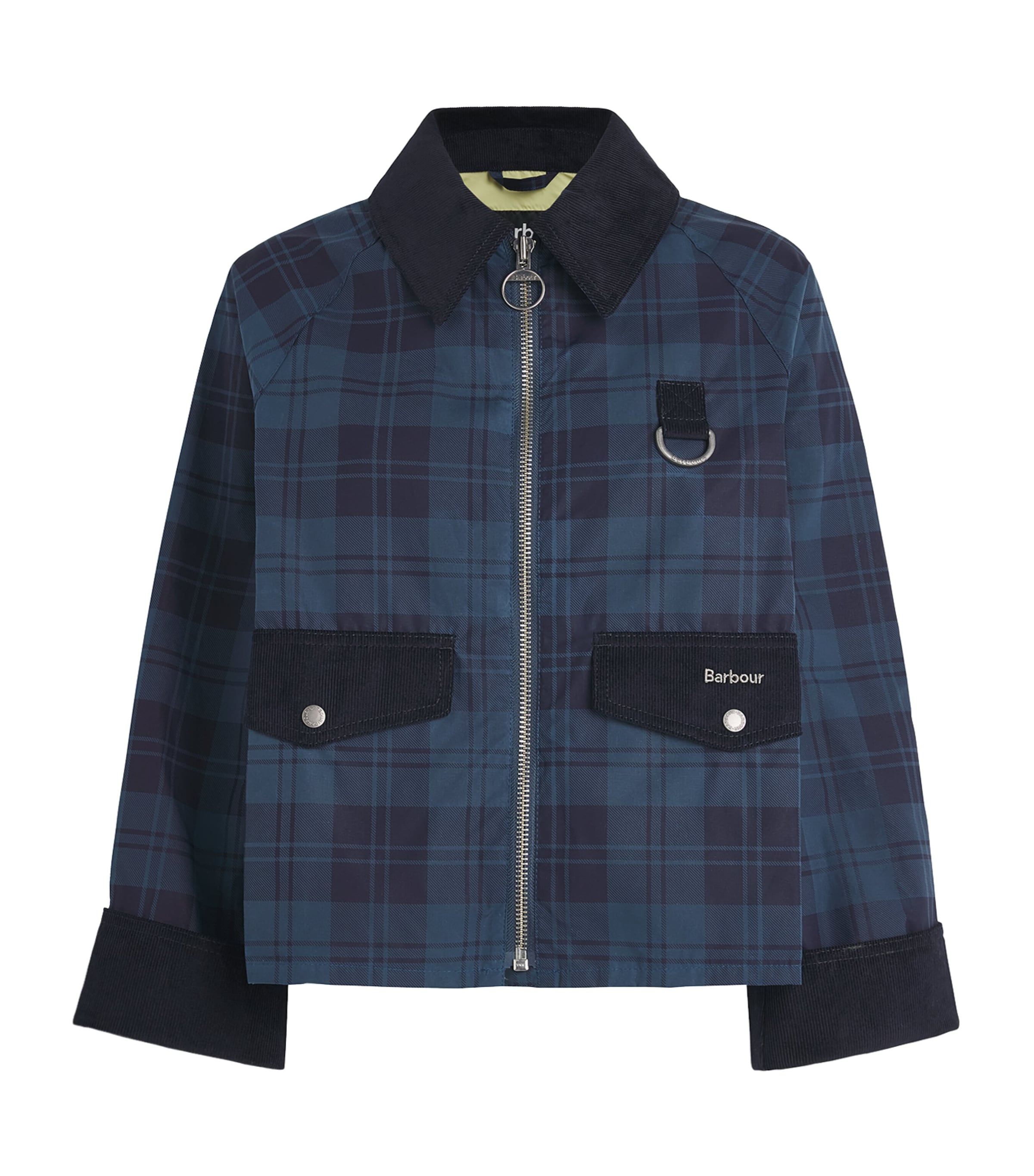 Barbour Womens Cotton Check Baiton Jacket Weathered Image 1