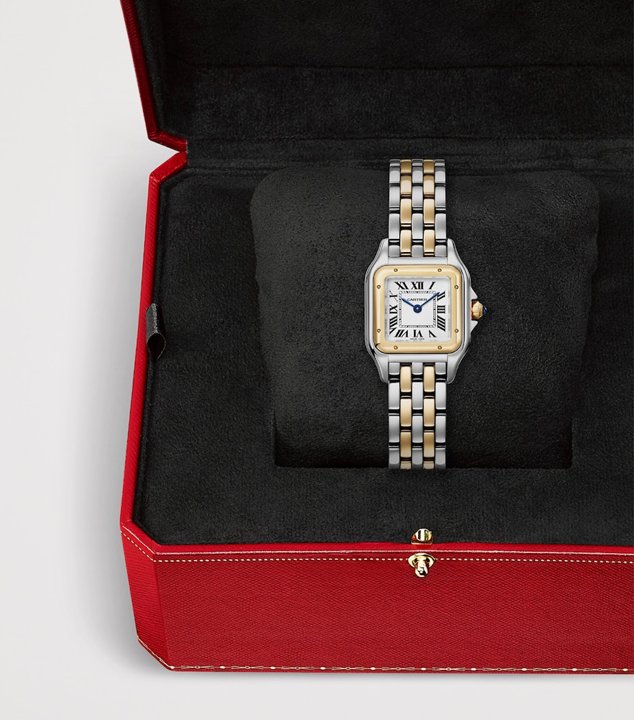 Cartier Small Yellow Gold and Stainless Steel Panthère de Cartier Watch 23mm Silver Image 10