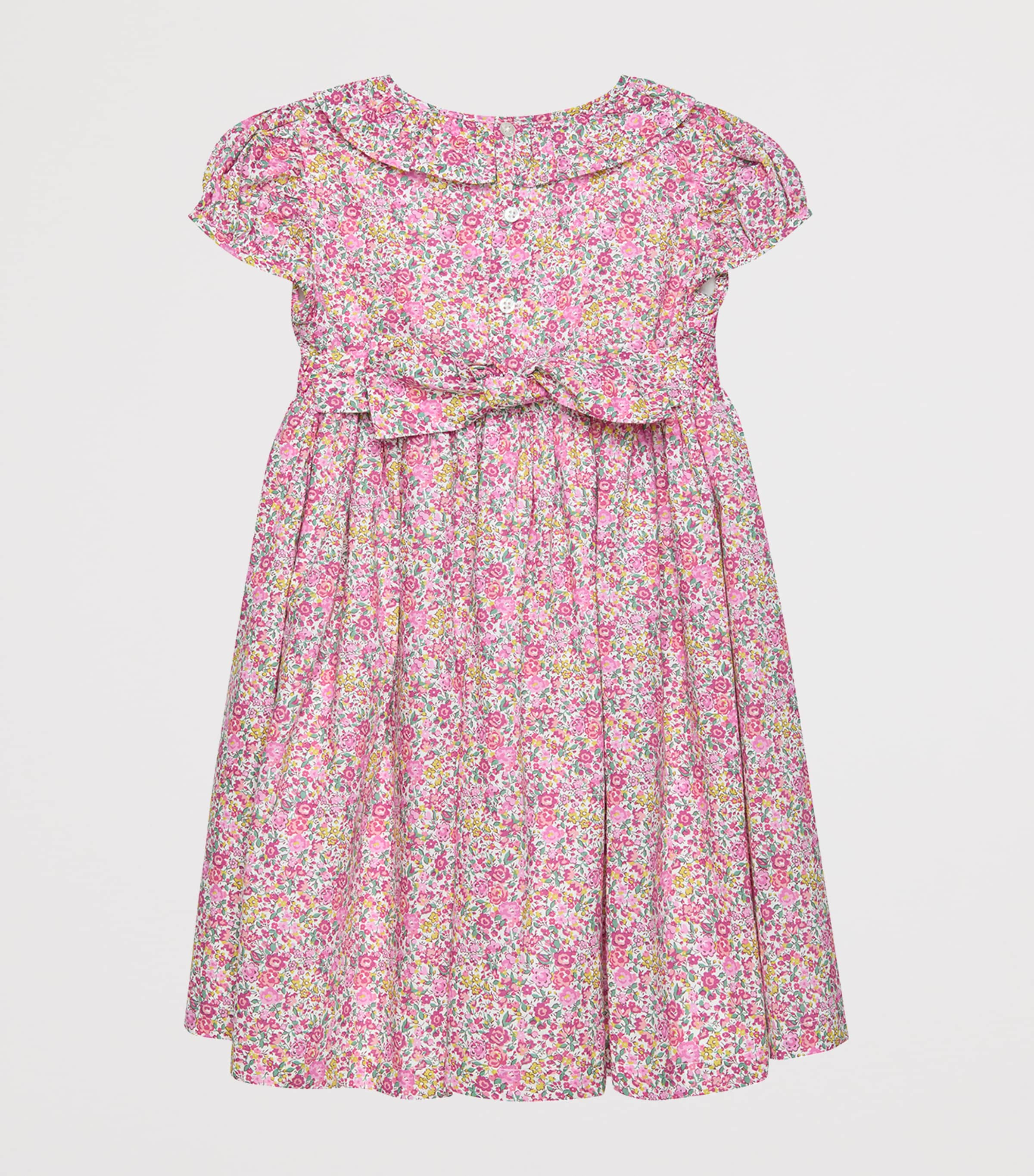 Cotton Liberty Print Dress (2-5 Years) BR PINK EMMA & GEORG Image 2