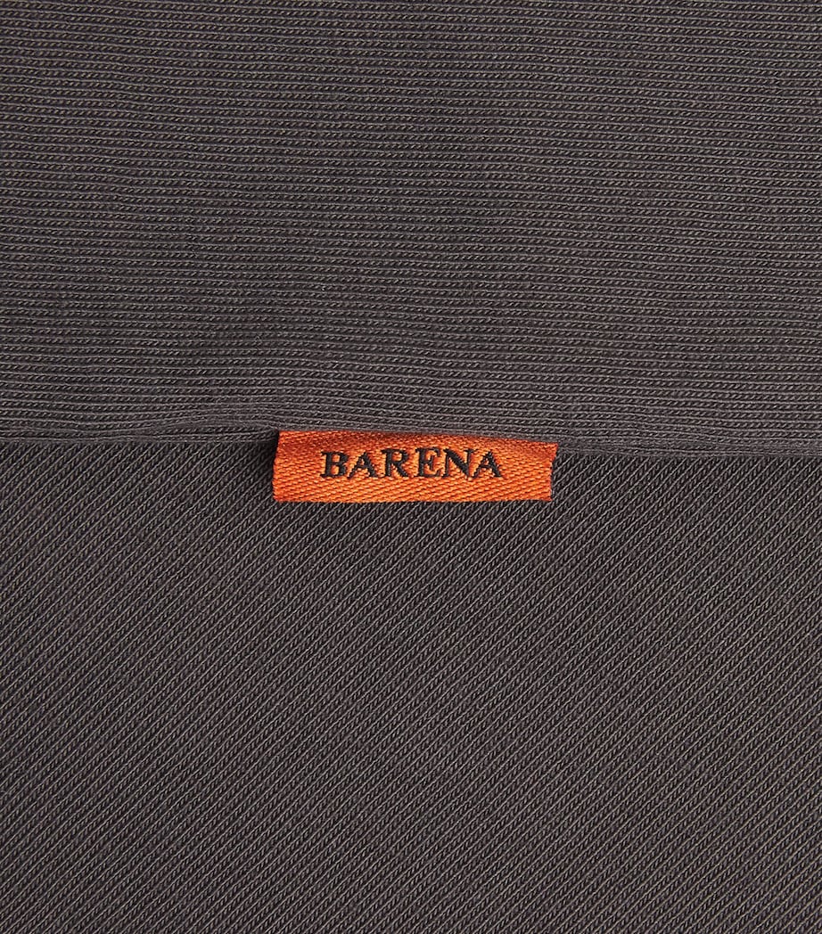 Barena Mens Cotton Jersey Henley Top Moro Image 6