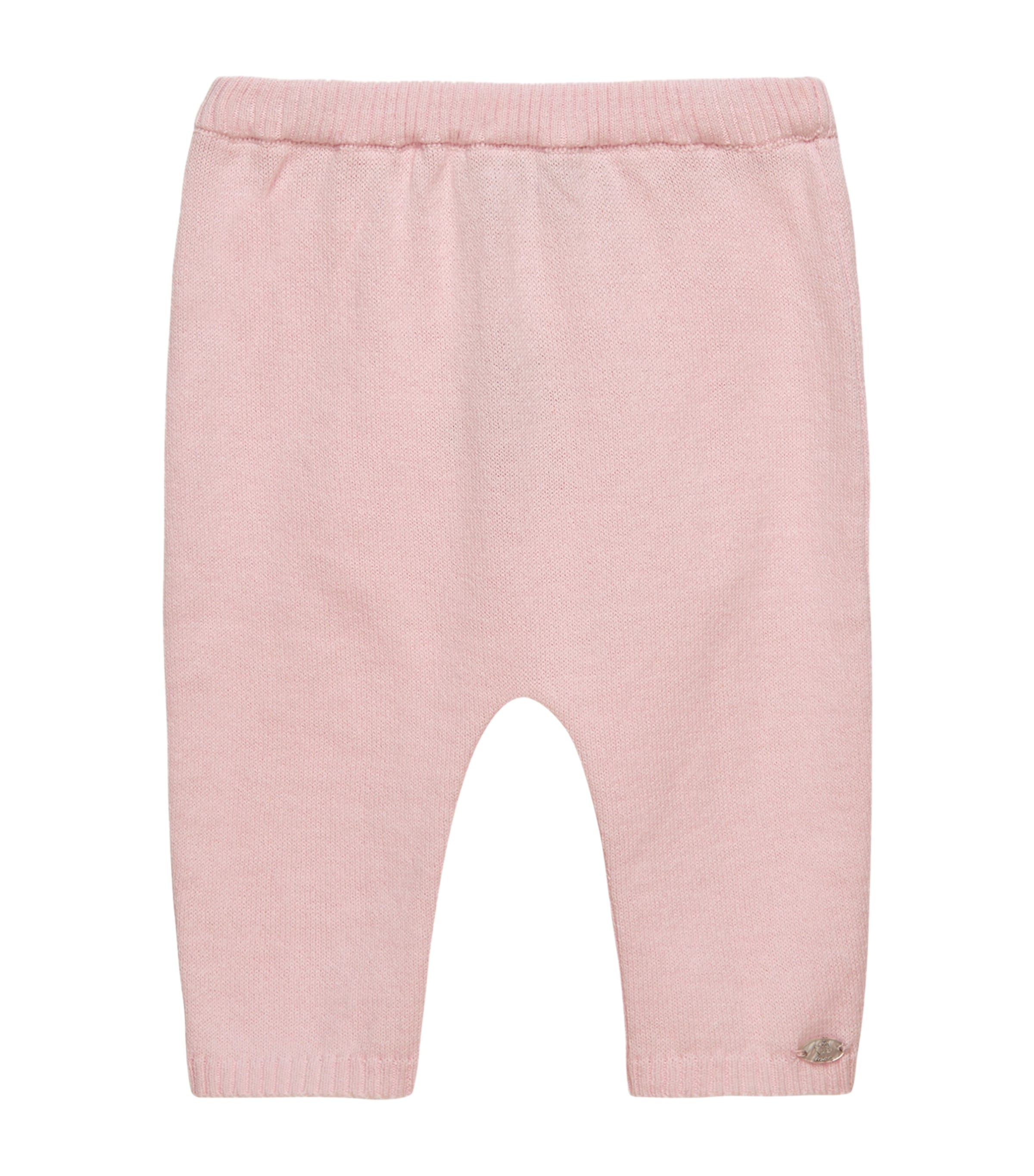 Trotters Cotton-wool Strawberry Leggings In Pink