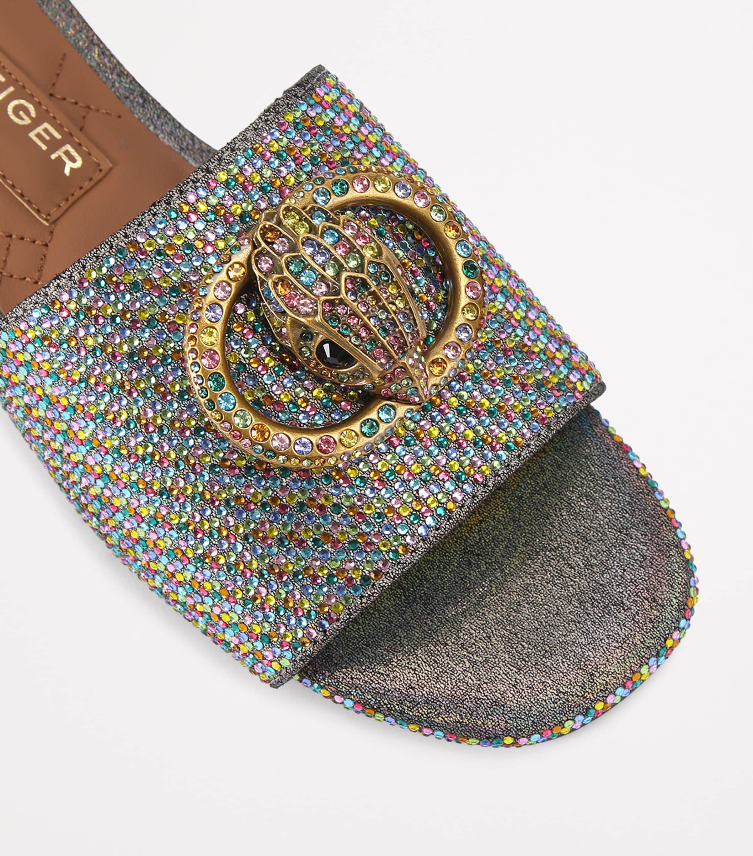 Kurt Geiger London Crystal-Embellished Chelsea Sandals Other Image 3