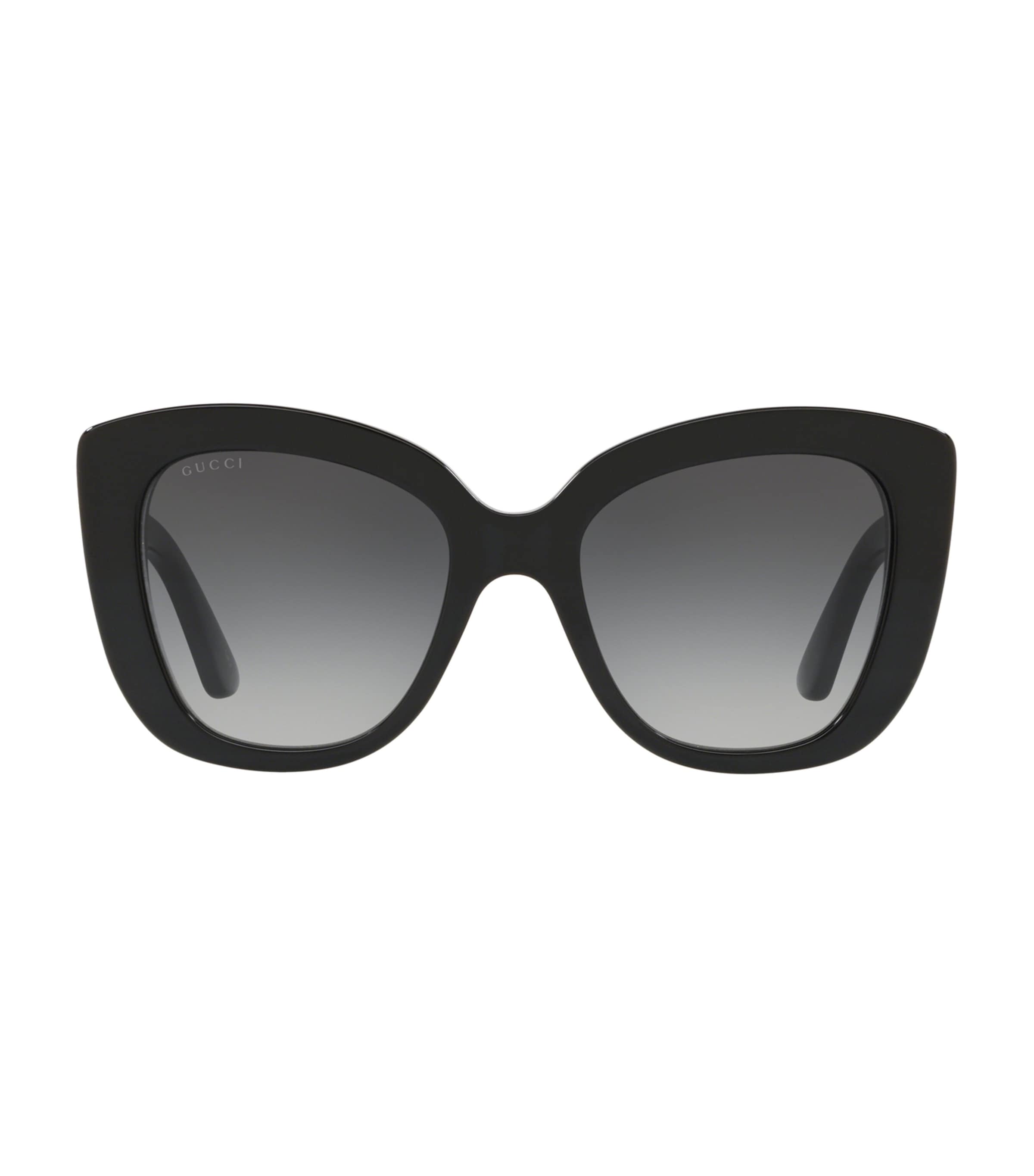 Oversized Round Sunglasses BLACK Image 1