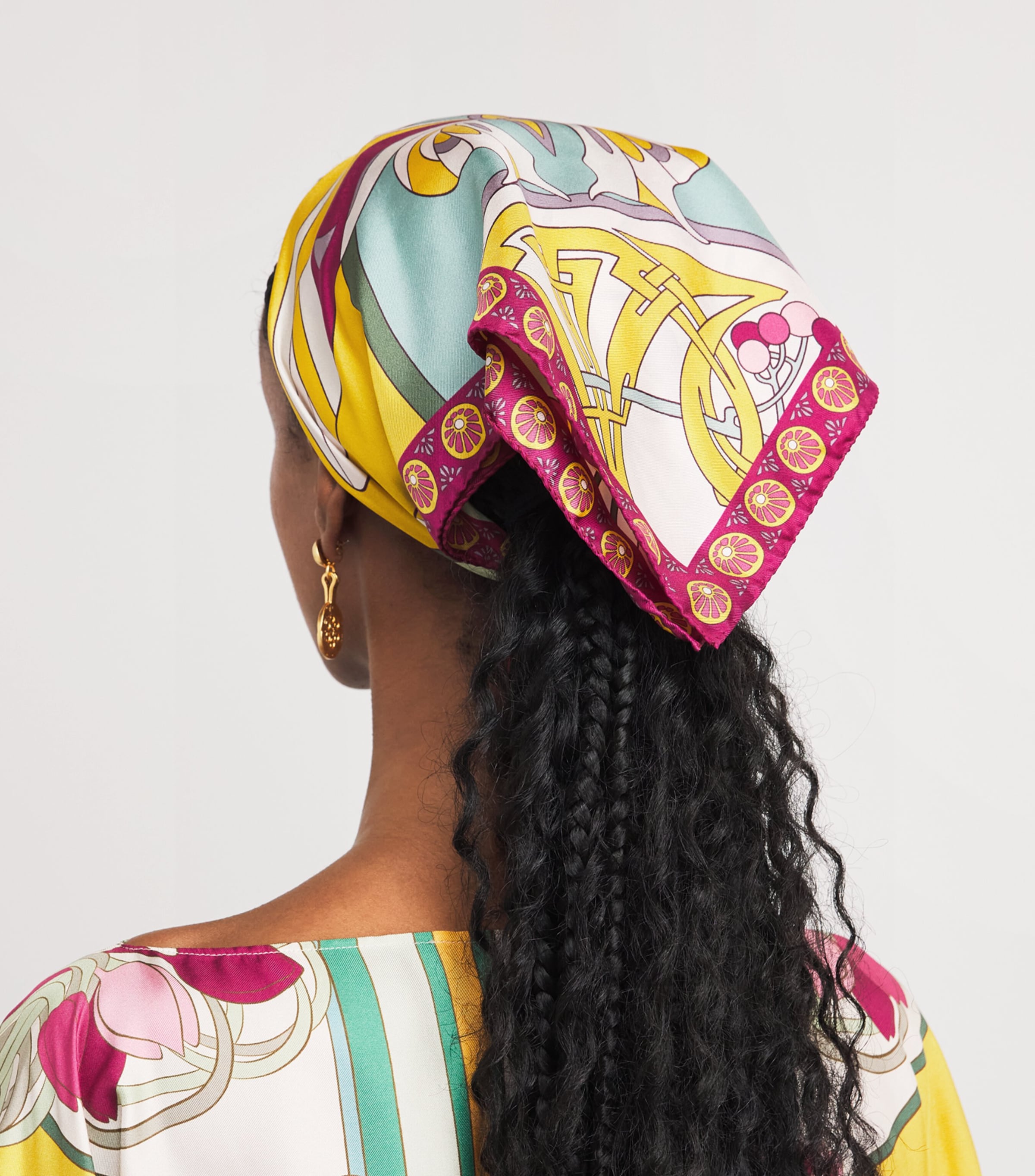 La Doublej Silk Florette Scarf Florette Placee Image 4