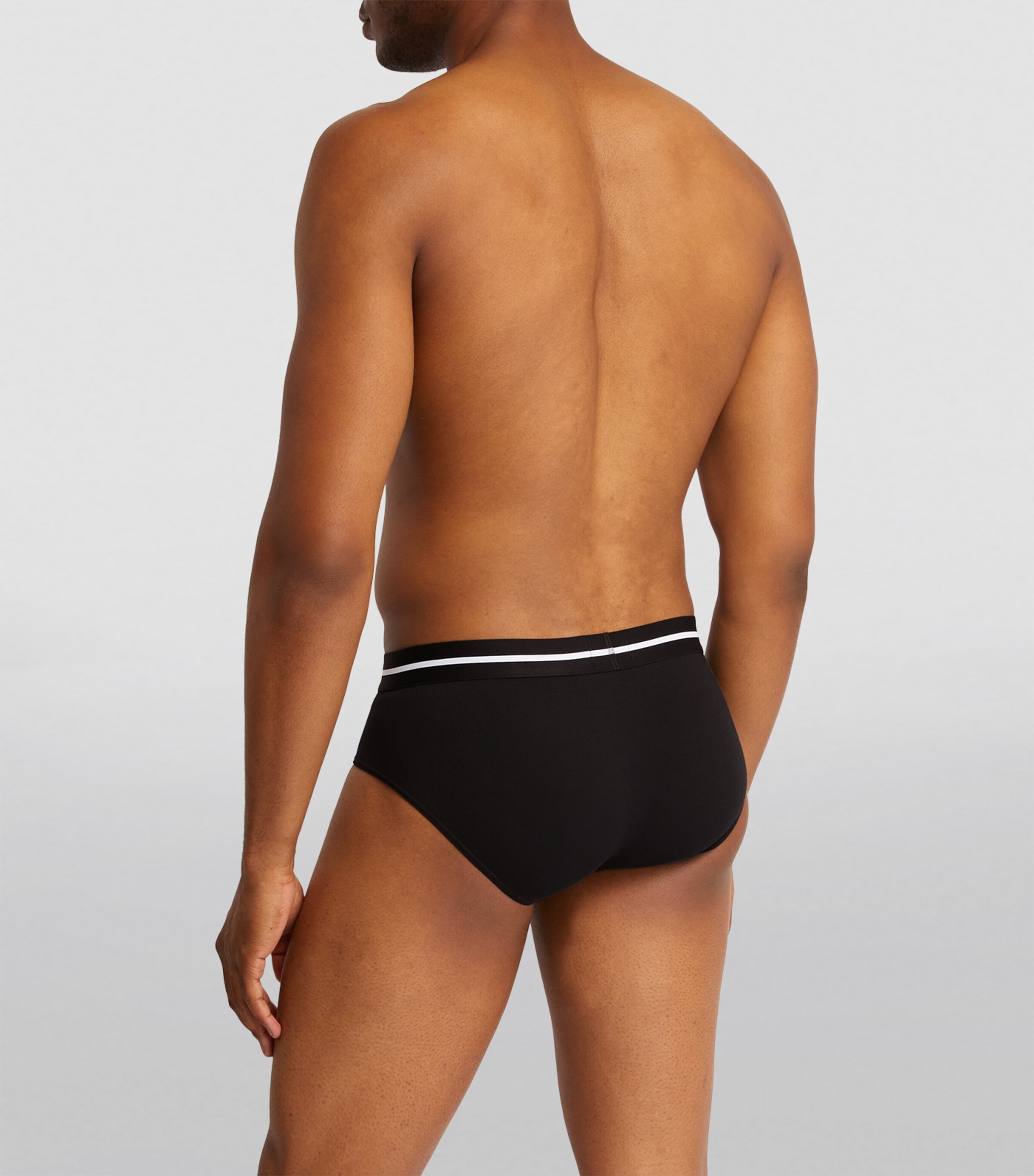 Logo Briefs (Pack of 3) 001/BLACK Image 3