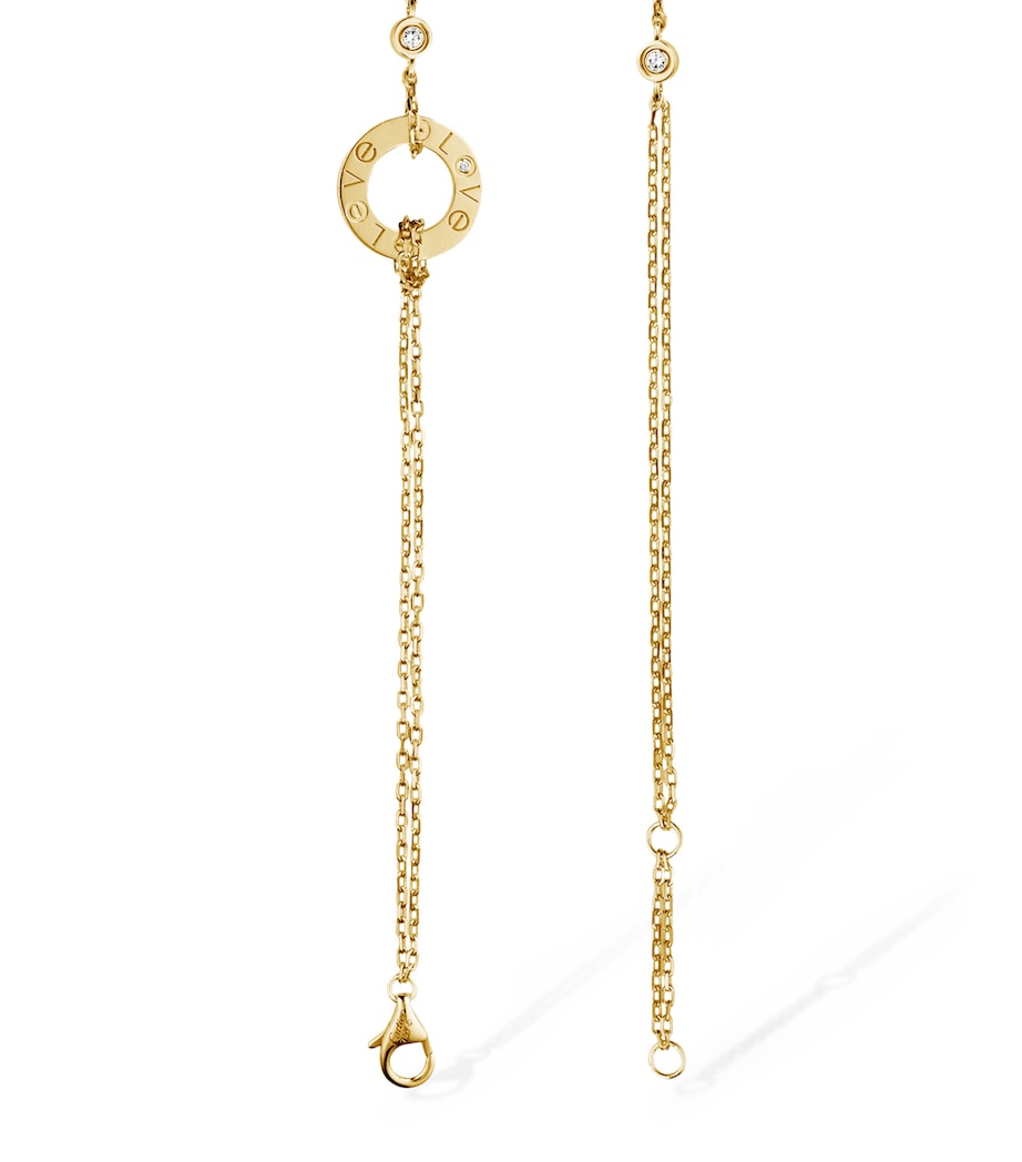 Cartier Yellow Gold Double Chain LOVE Bracelet Yellow Gold Image 7