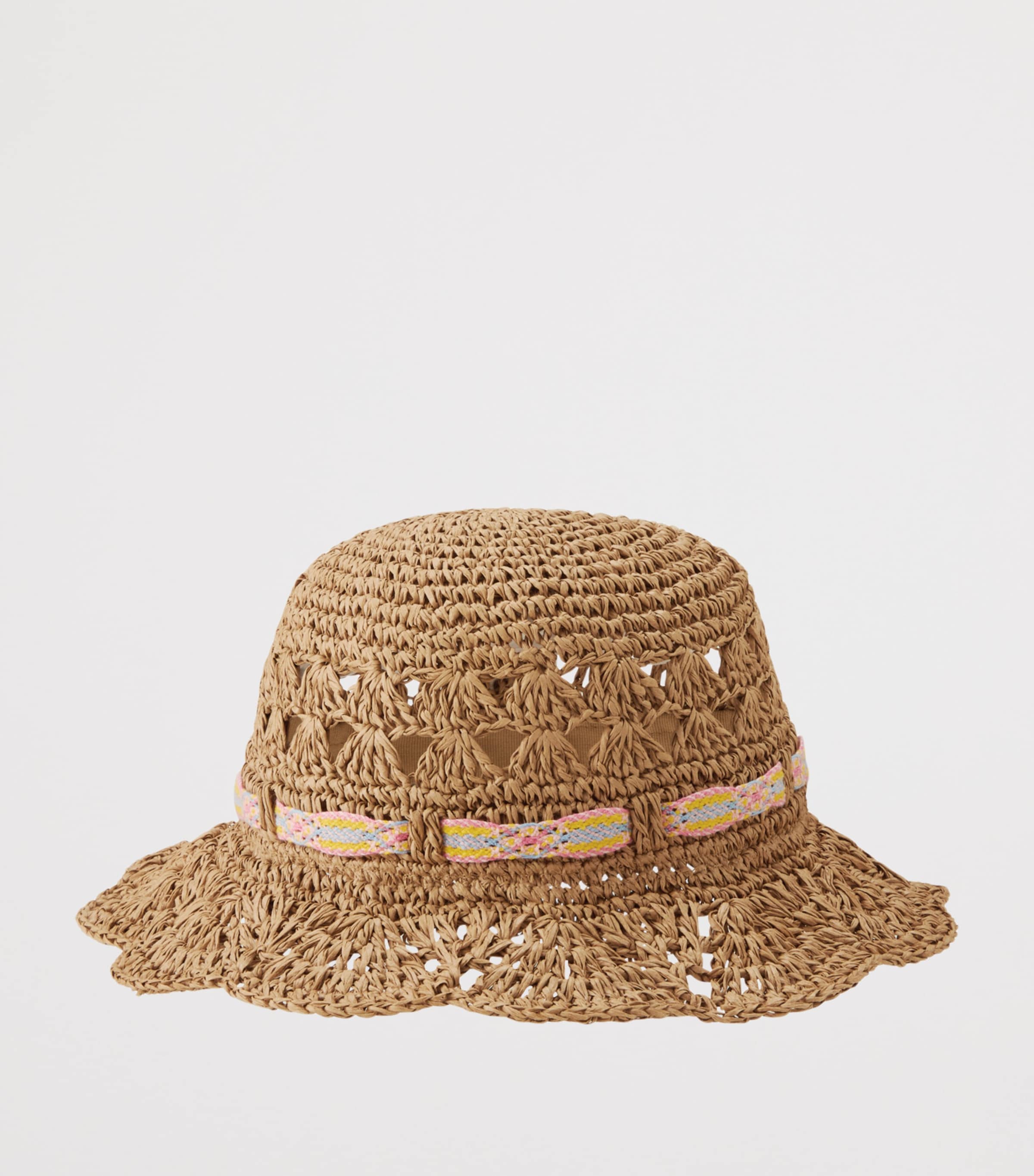 Miki House Raffia Bunny Sun Hat Image 3