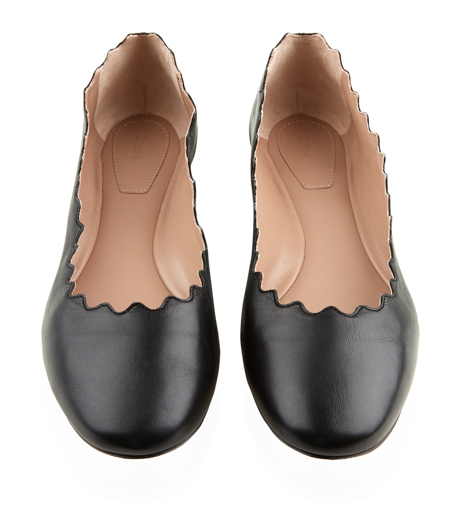 Chloé Leather Lauren Flats Black Image 4