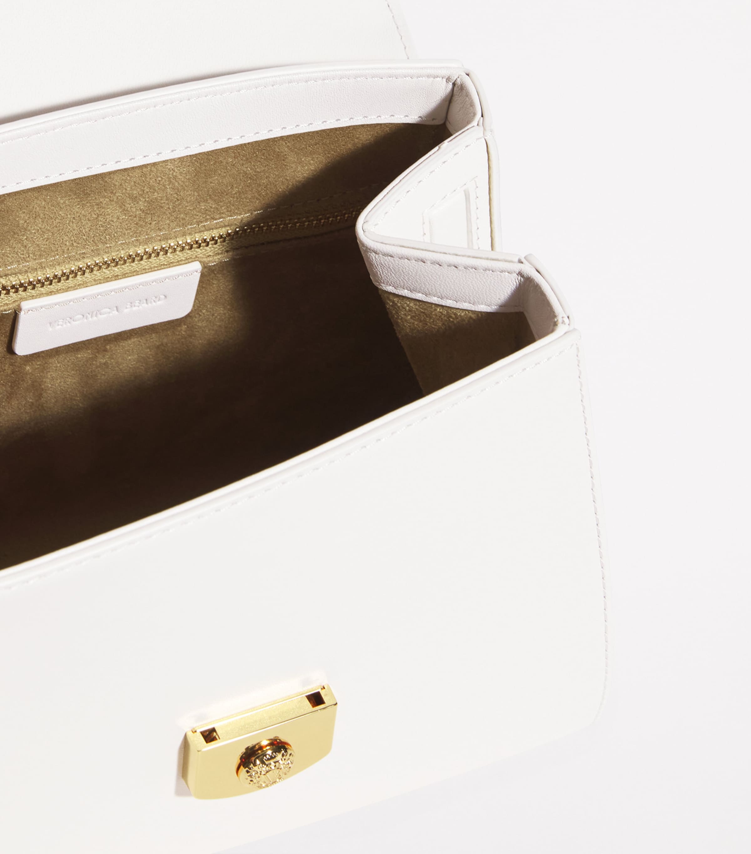Veronica Beard Black Leather Bamboo Avenue Top-Handle Bag | Harrods US