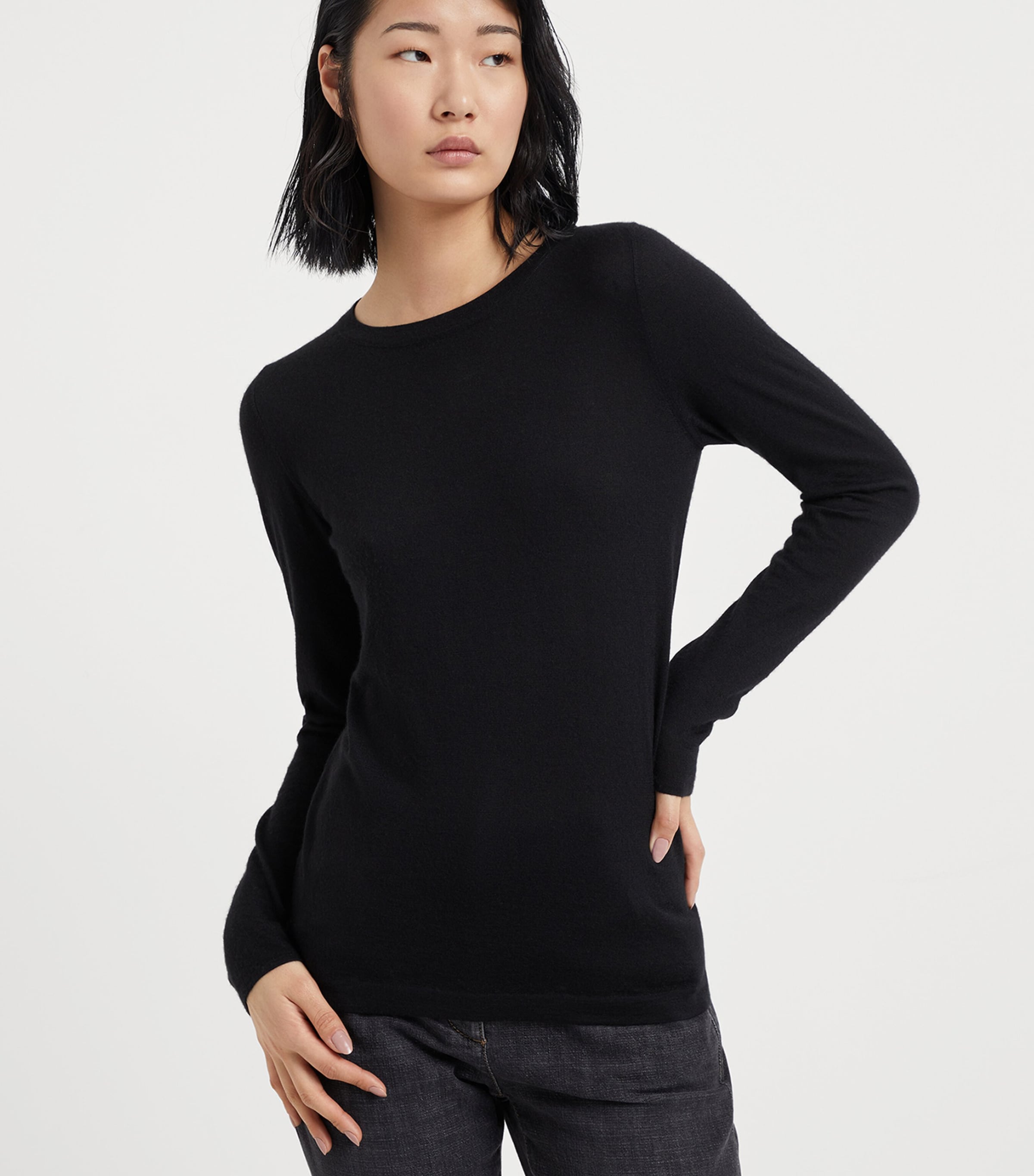 Cashmere-Silk Sweater C101 Image 2