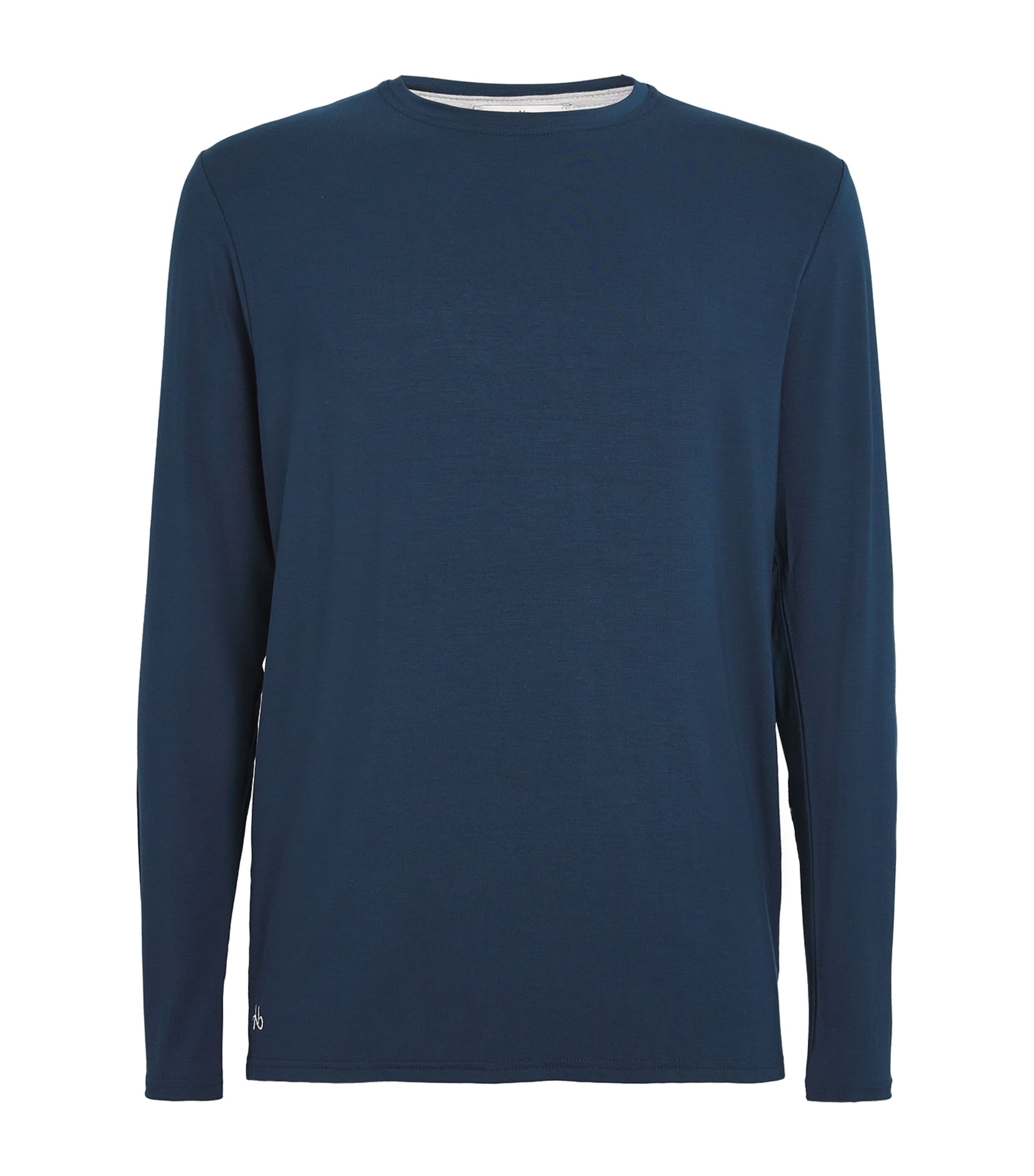 Homebody Jersey Cruise Elbow-patch T-shirt In Navy