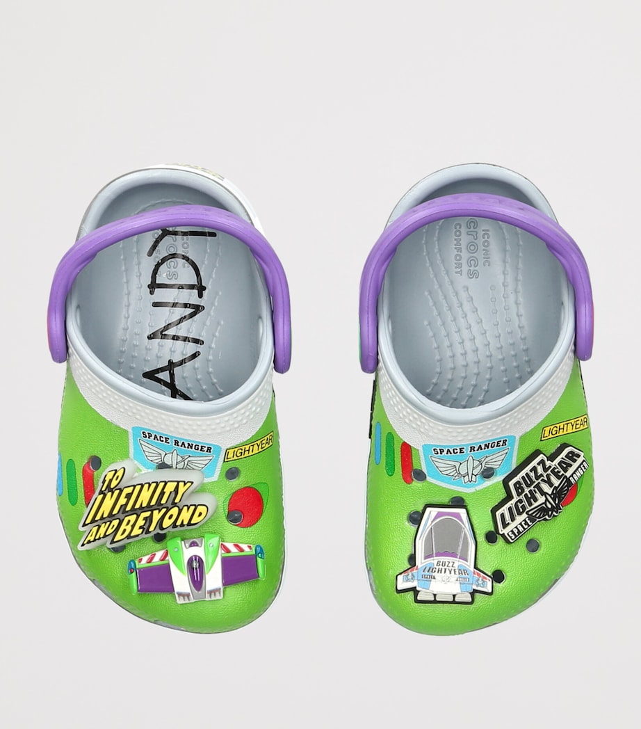 CROCS KIDS Buzz Lightyear Classic Clogs Green Comb Image 4