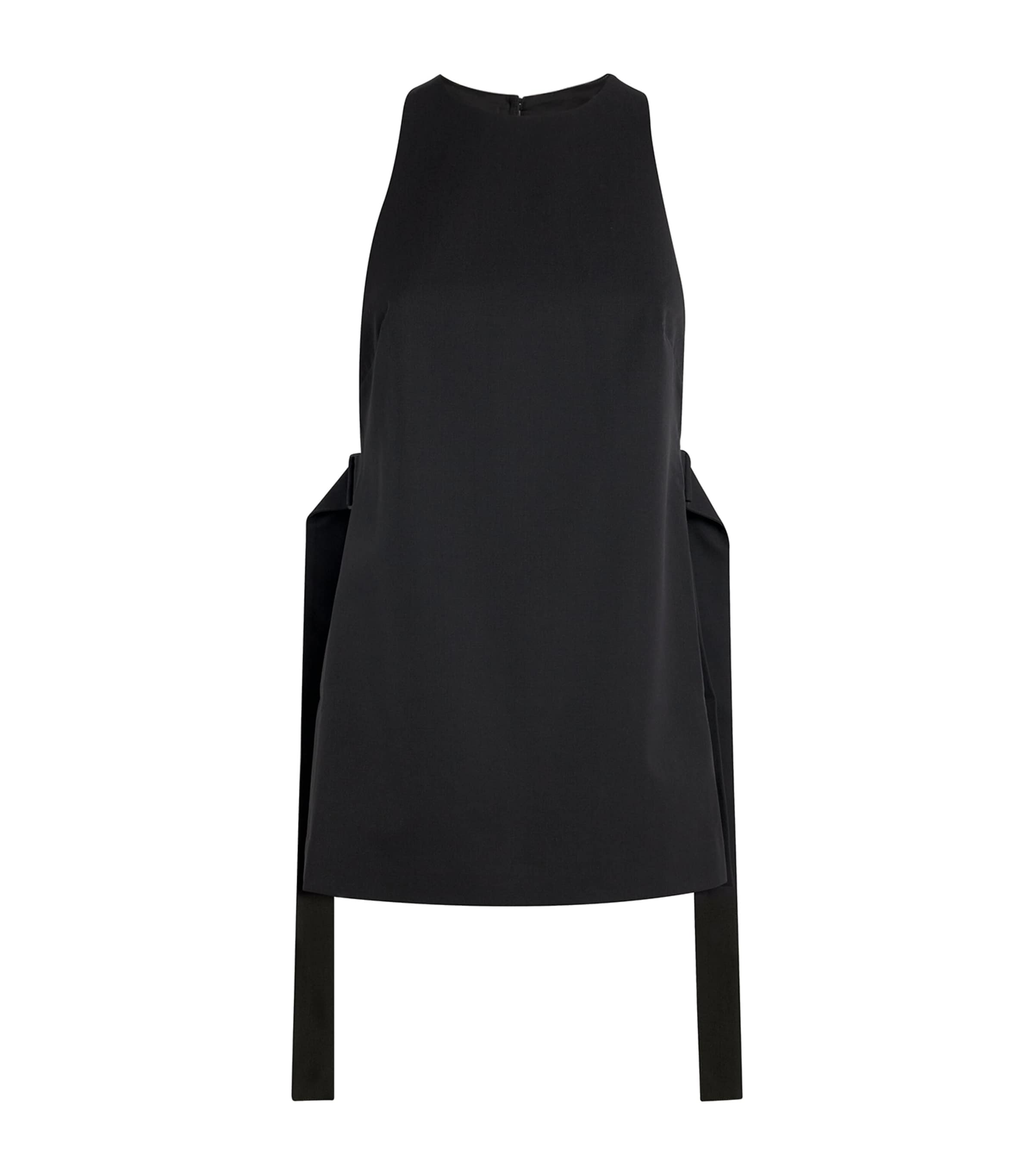 St Agni Stretch-wool Top In Black