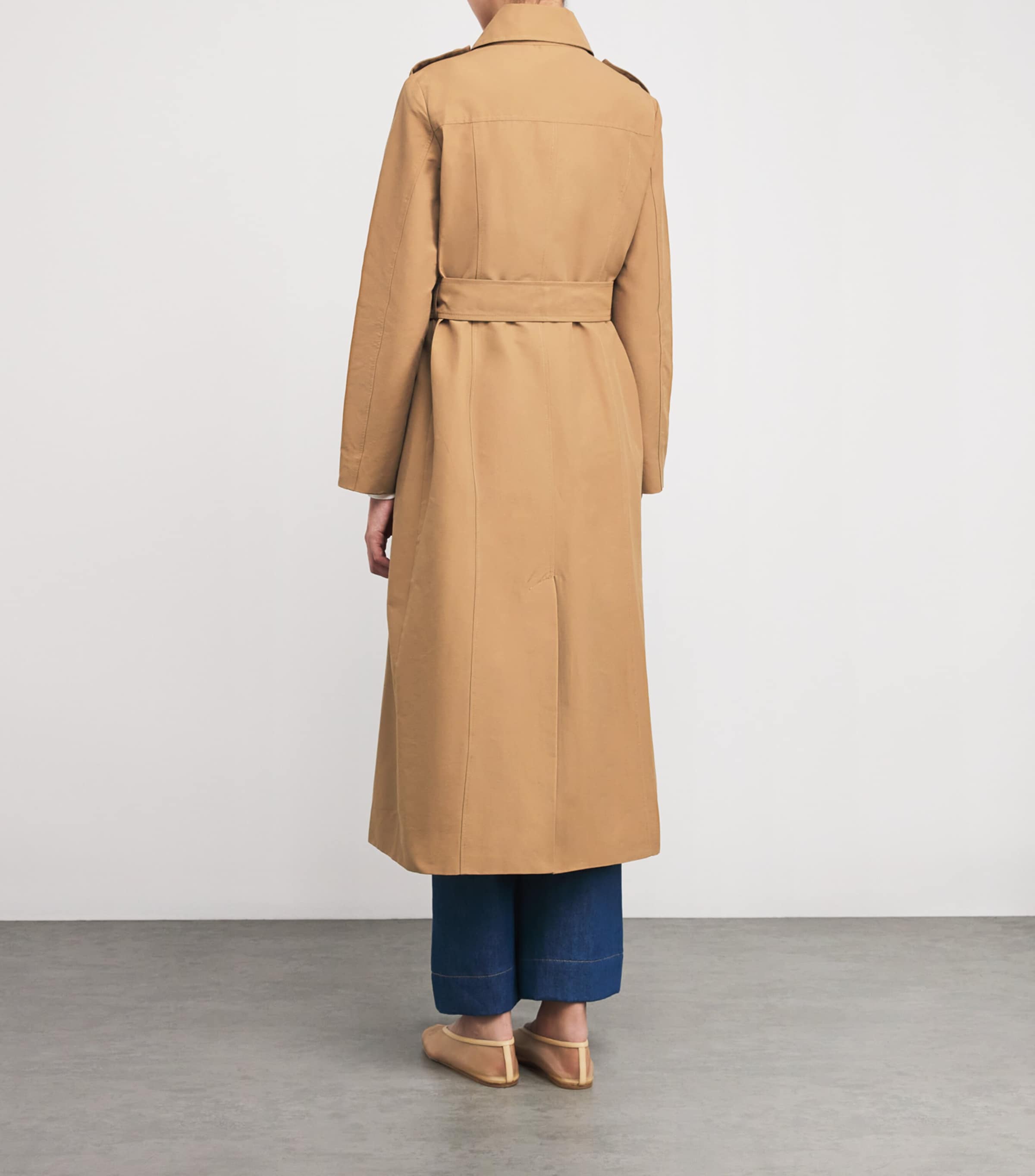 Cotton-Blend Trench Coat TOBACCO Image 4