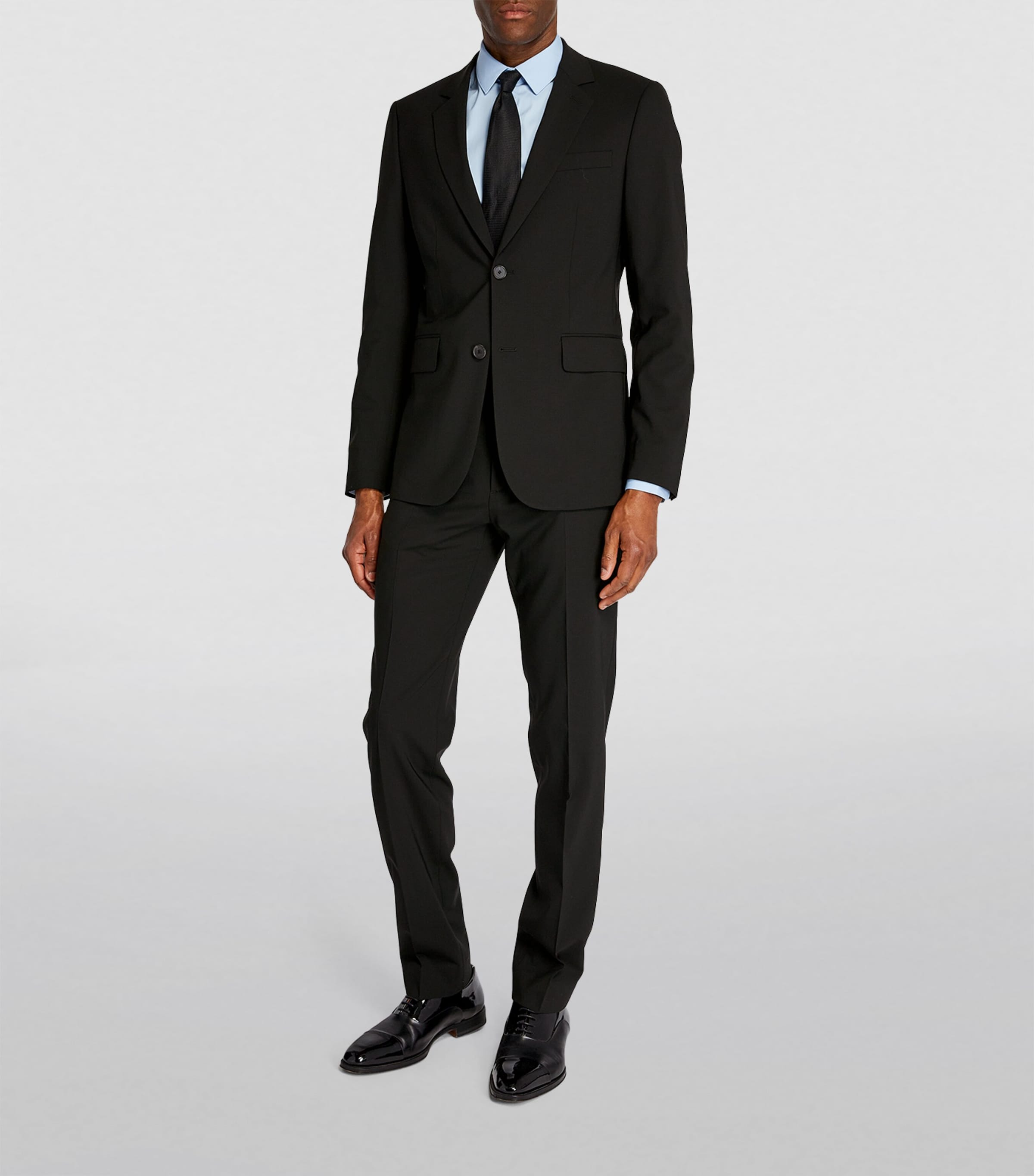 Sandro Paris Mens Virgin Wool Blazer Black Image 2