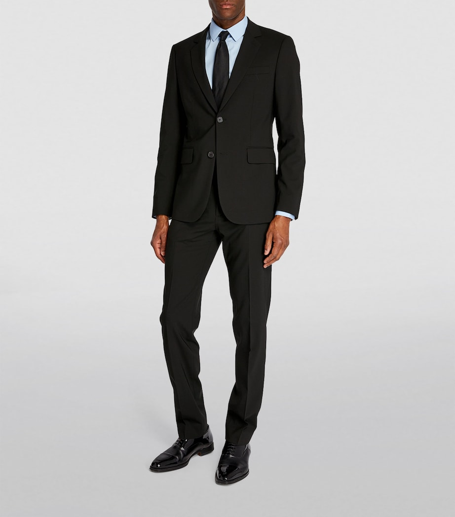 Sandro Paris Mens Virgin Wool Blazer Black Image 2
