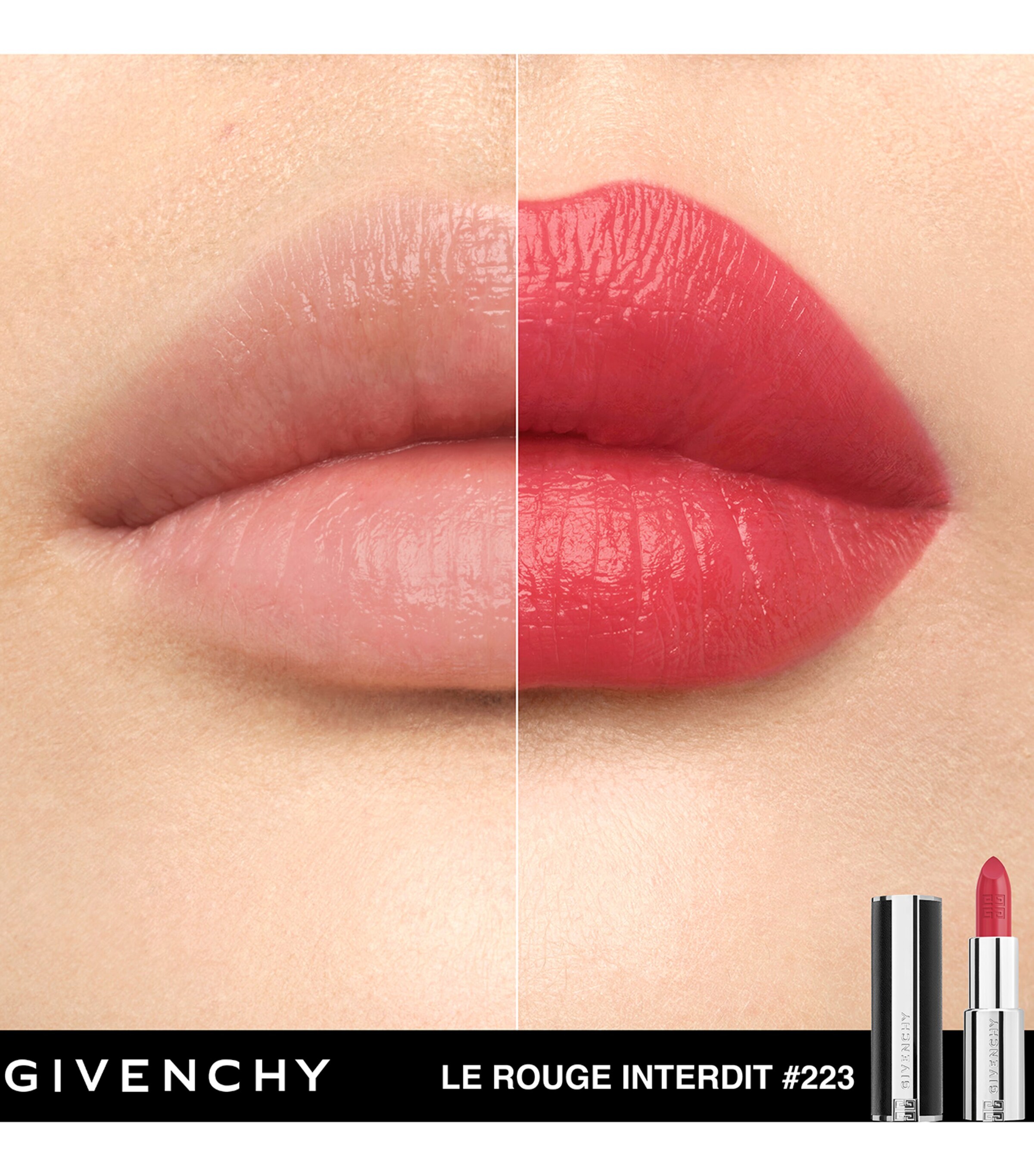 Le Rouge Interdit Intense Silk Lipstick N223 ROSE IRRES Image 4